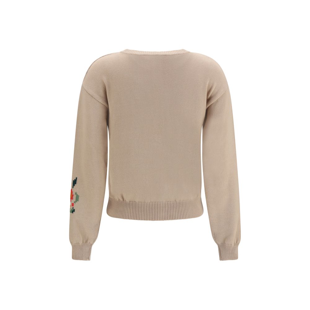 Max Mara Beige Cotton Cardigan - Timeless Elegance Redefined