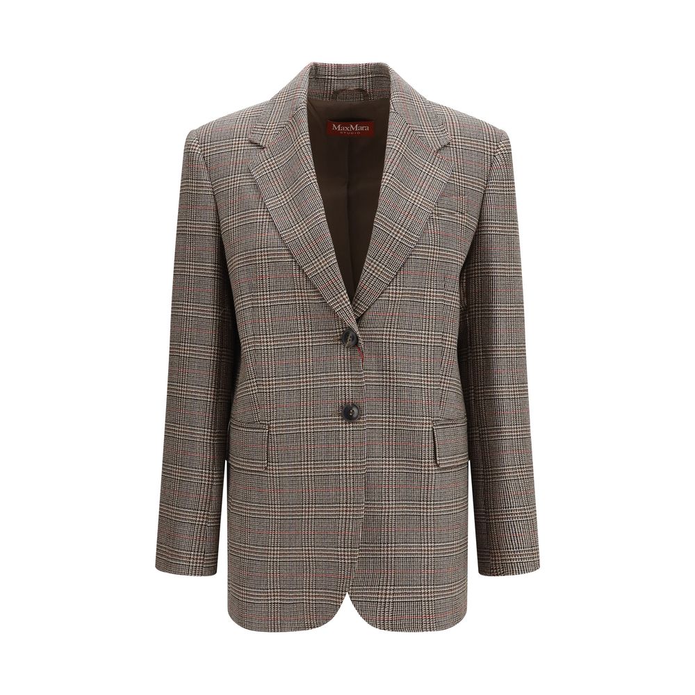 Max Mara Brown Wool Blazer - Timeless Elegance in Couture Fashion