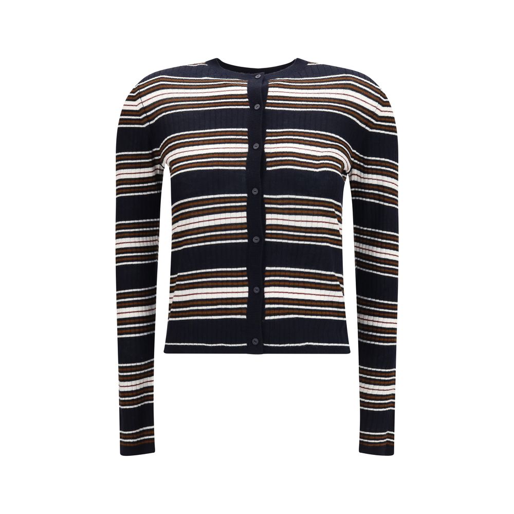 Max Mara Blue Silk Cardigan - Exquisite Luxury for Timeless Elegance