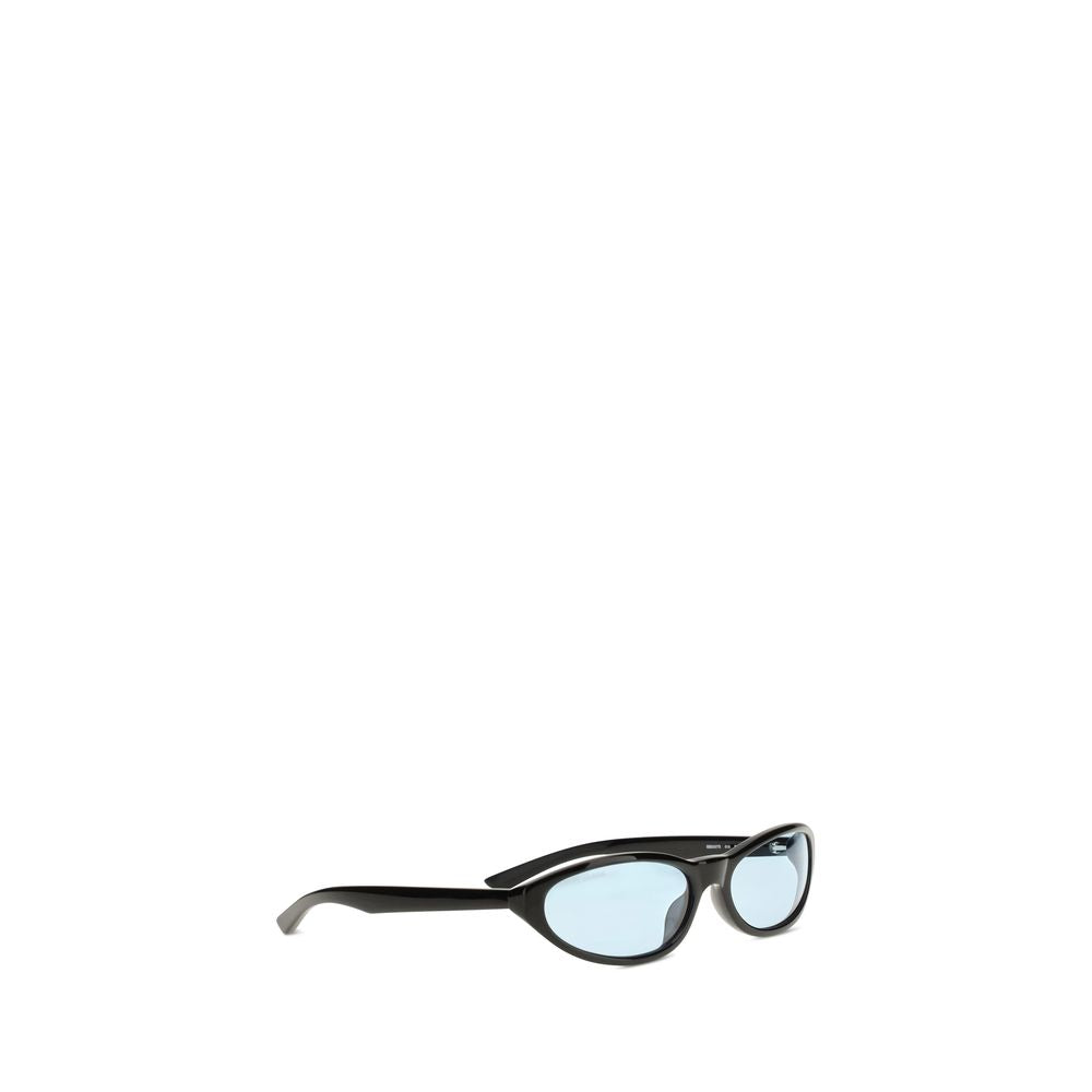 Balenciaga Neo Round Sunglasses - Luxurious Black Acetate Frame