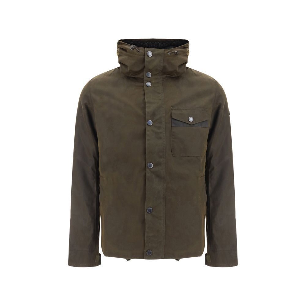 Barbour Bicolor Cotton Full-Length Jacket - Timeless Luxury Style