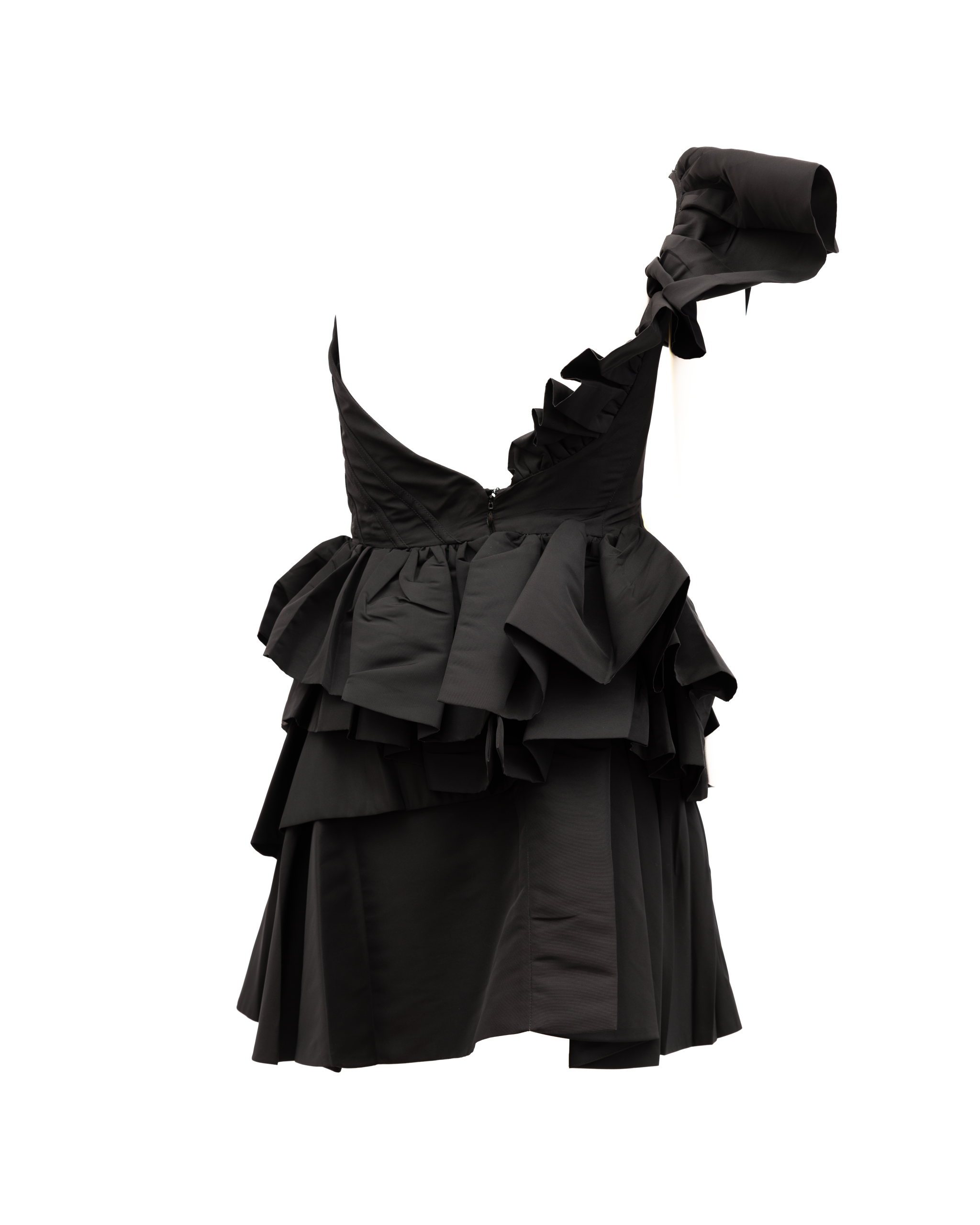 Alexander McQueen Black Dress with yellow details