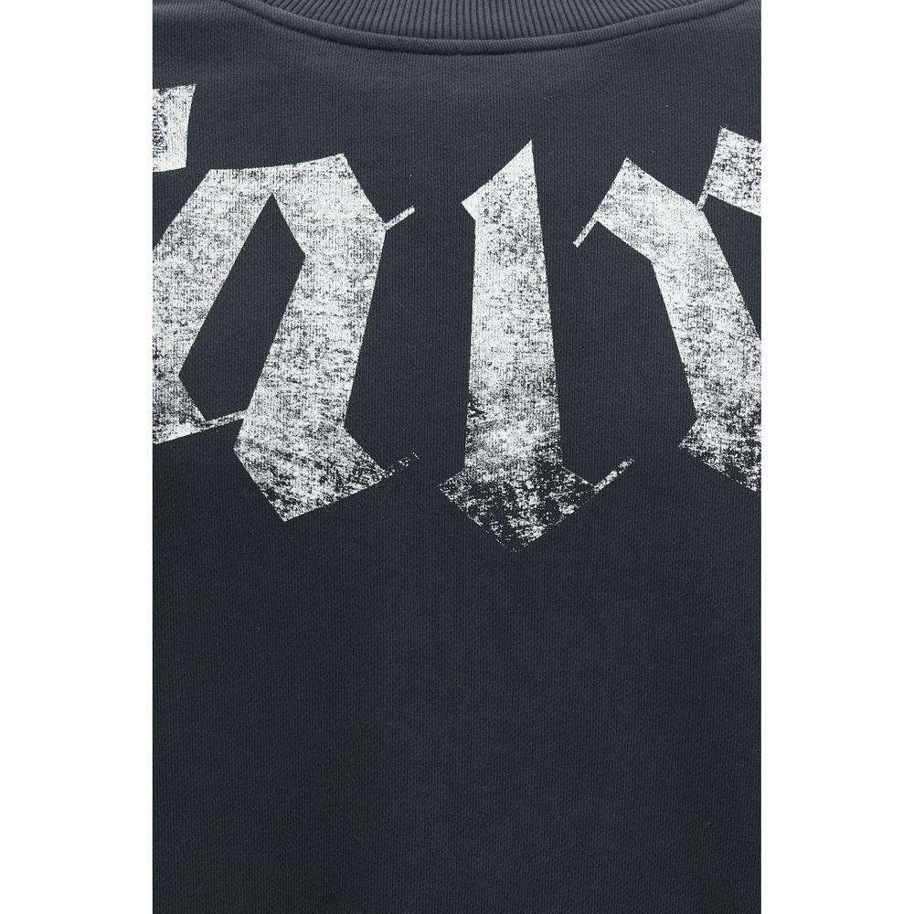 Palm Angels Big Neck Logo Sweatshirt - Luxurious Oversized Style