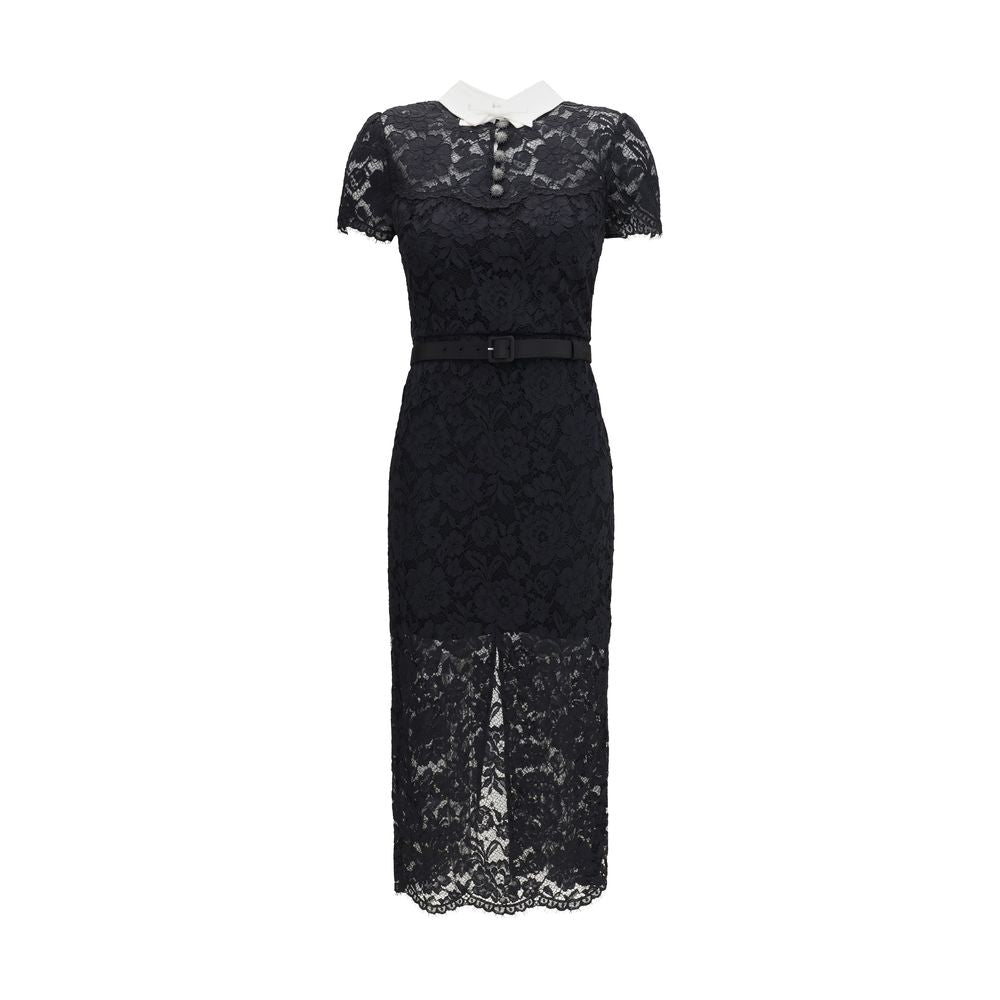 Self-Portrait Black Casual Dress - Timeless Elegance Awaits