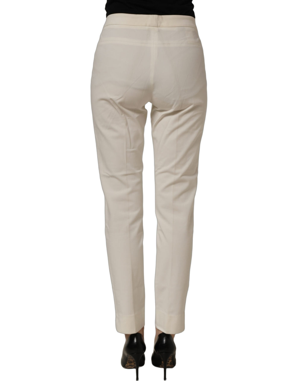 Peserico Off White Tapered Chino Trousers - Timeless Elegance