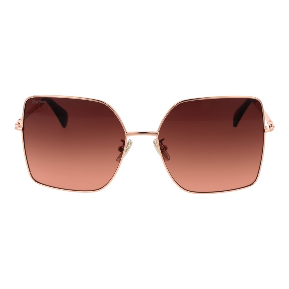 Discover the Max Mara Rose Gold Metal Sunglasses, where exquisite craftsmanship meets timeless elegance, perfect for those who embody luxury and sophistication.