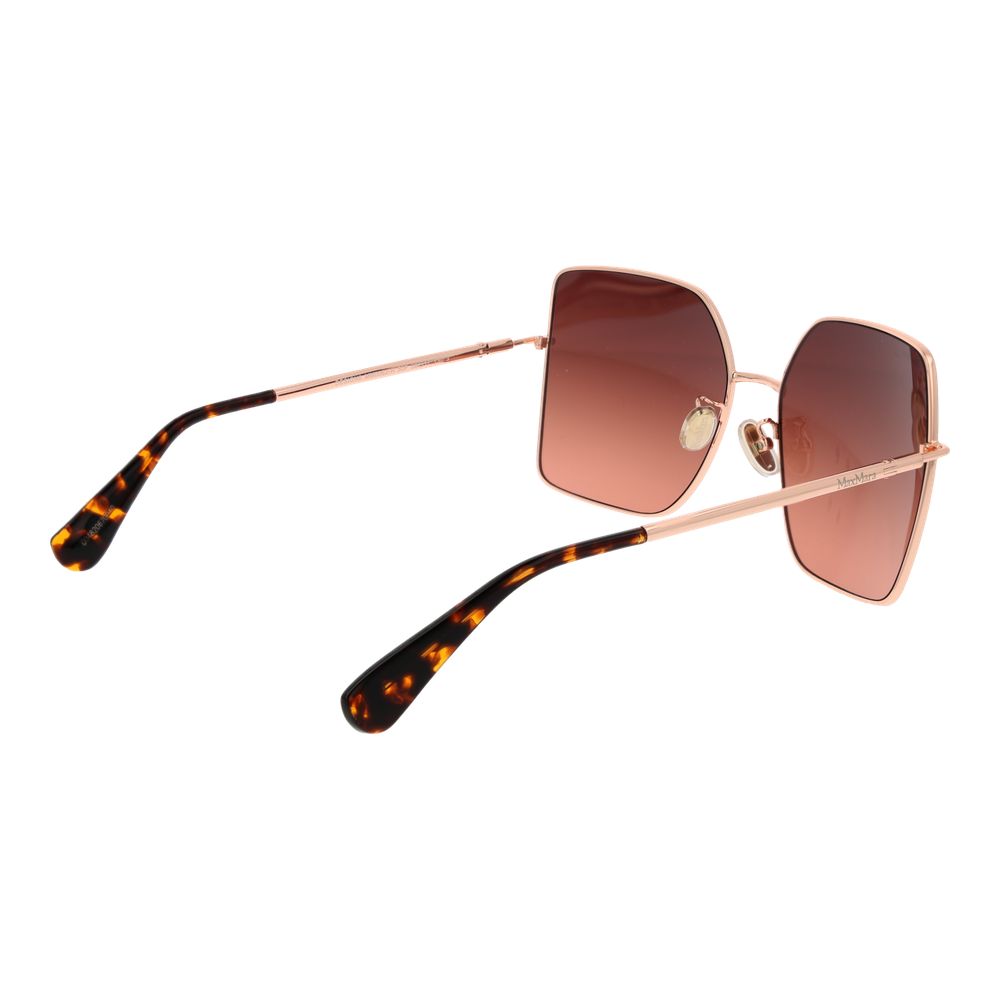 Discover the Max Mara Rose Gold Metal Sunglasses, where exquisite craftsmanship meets timeless elegance, perfect for those who embrace luxury and sophistication.