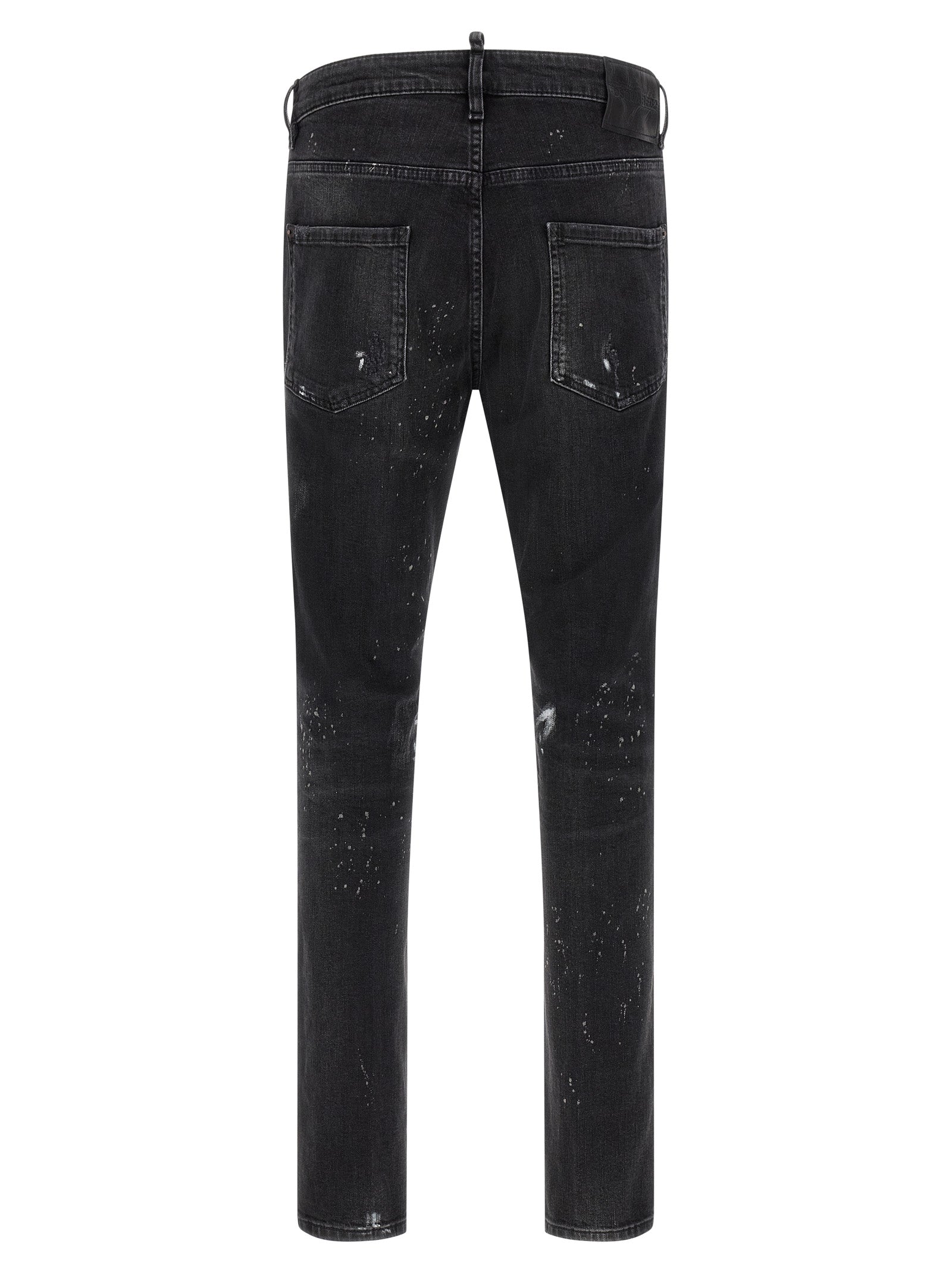 Discover the allure of Dsquared² Black Cotton Slim Fit Jeans, where urban chic meets exquisite craftsmanship, perfect for those who embody luxury and confidence.