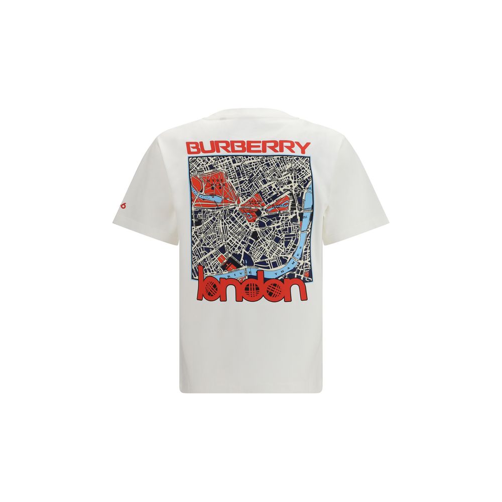 Burberry Cotton Map T-Shirt - Timeless Luxury for the Discerning