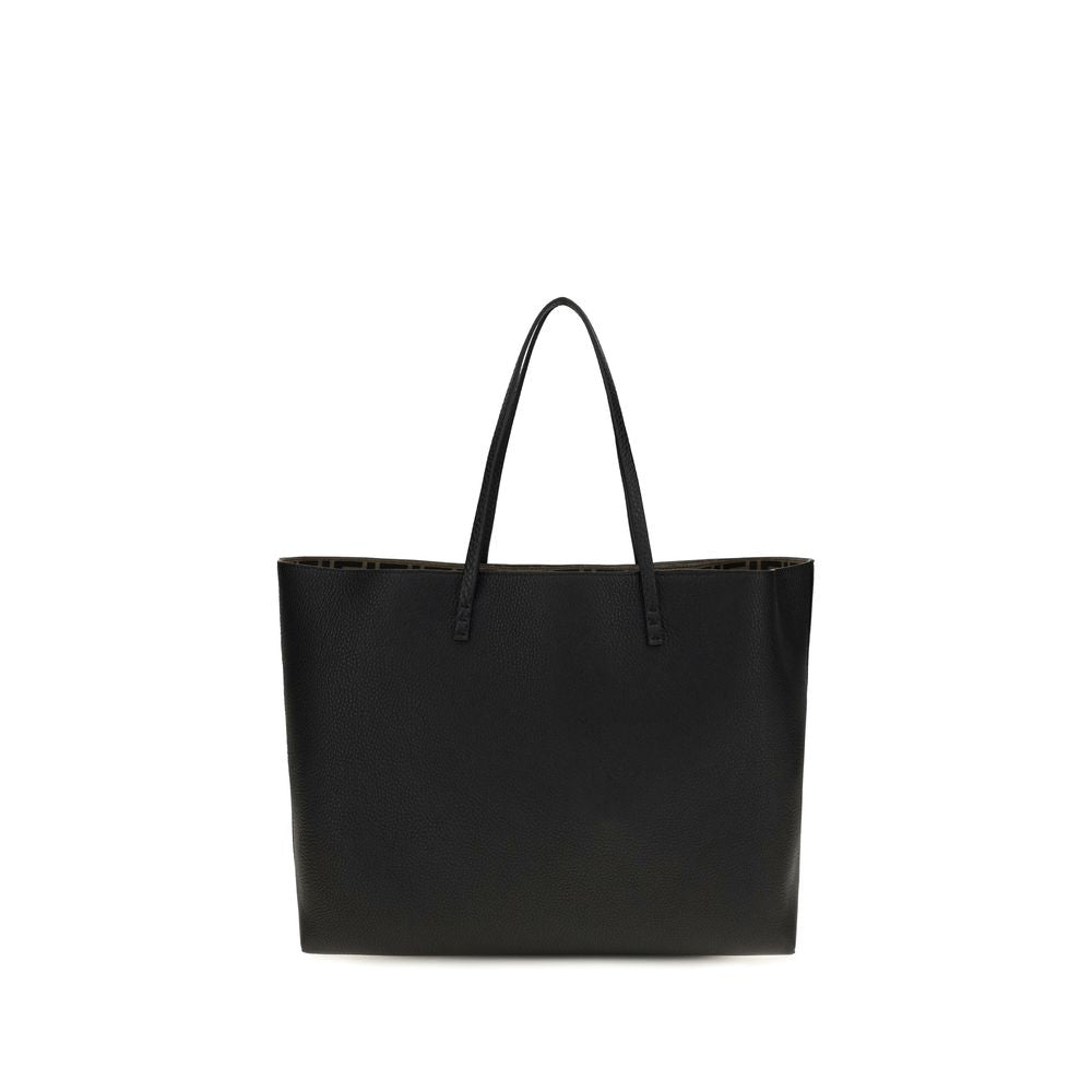 Fendi Black Calf Leather Shoulder Bag - Timeless Luxury Design