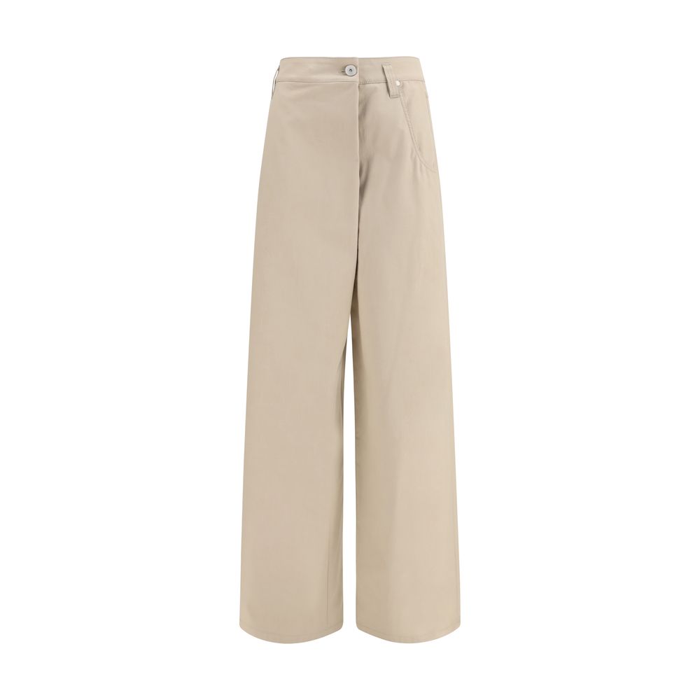 Brunello Cucinelli Beige Cotton Casual Pants - Effortless Luxury