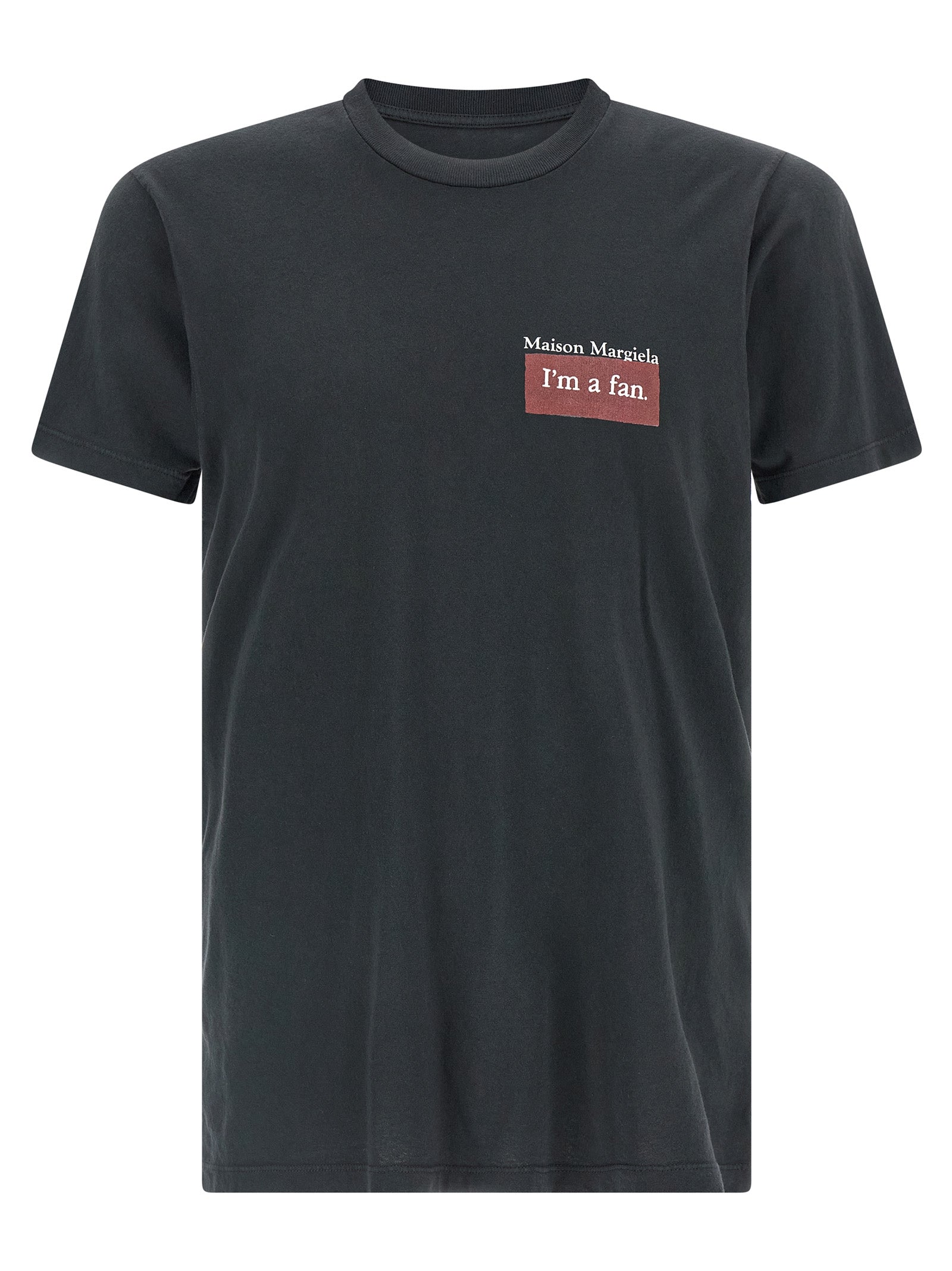 Maison Margiela Black Cotton T-Shirt - Artisanal Luxury Essential