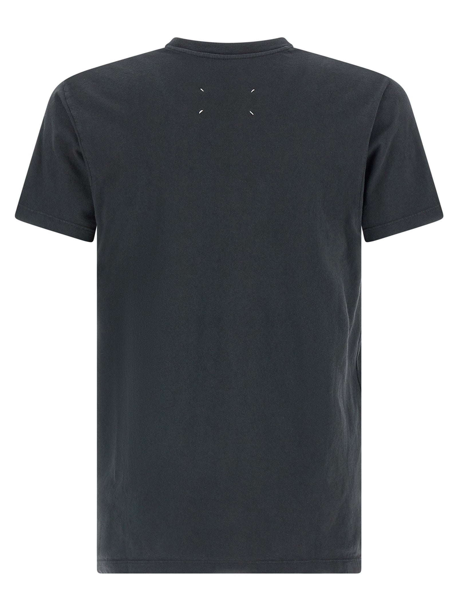 Maison Margiela Black Cotton T-Shirt - Artisanal Luxe Essential