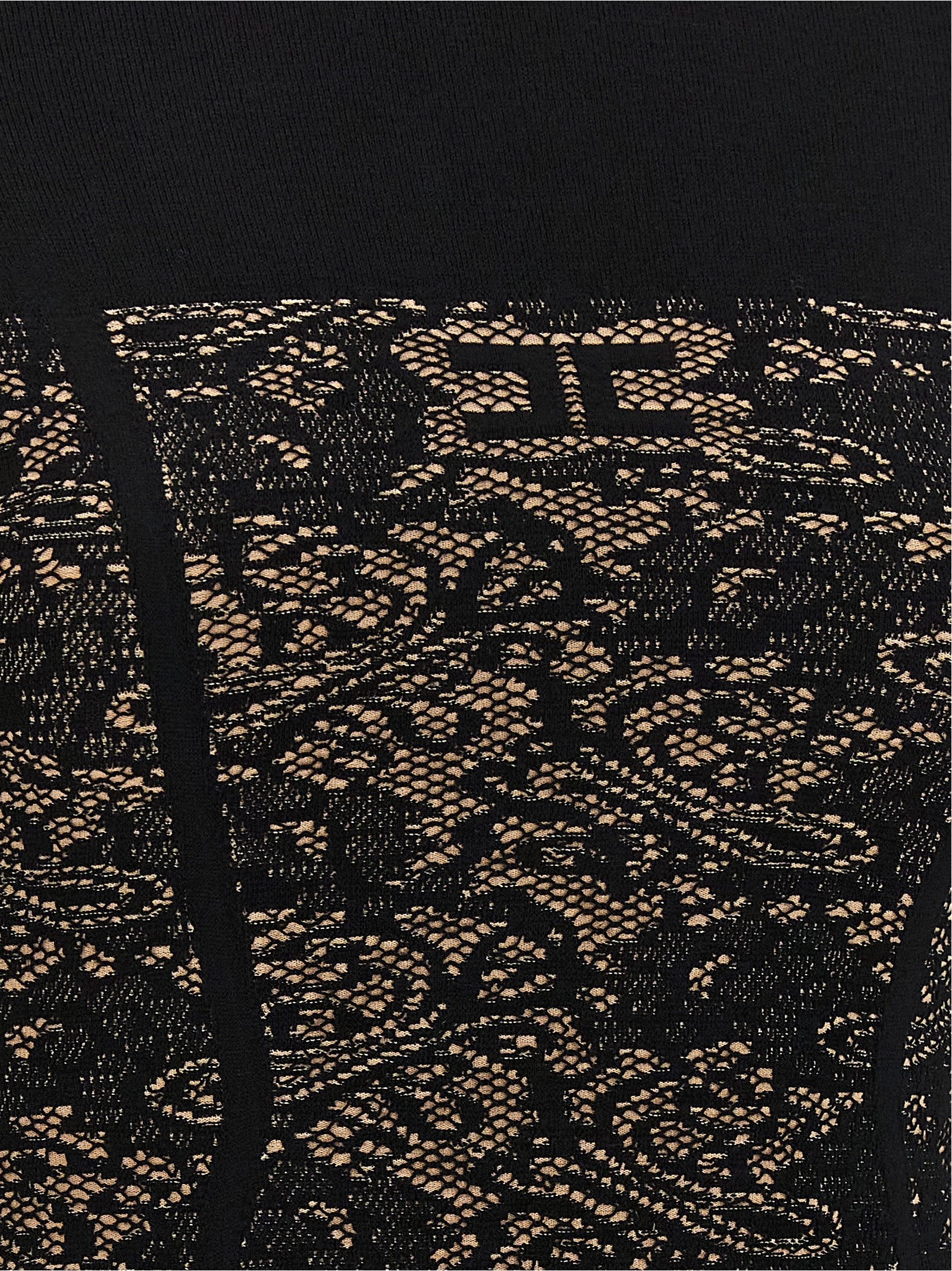 Elisabetta Franchi Black Viscose Short Dress