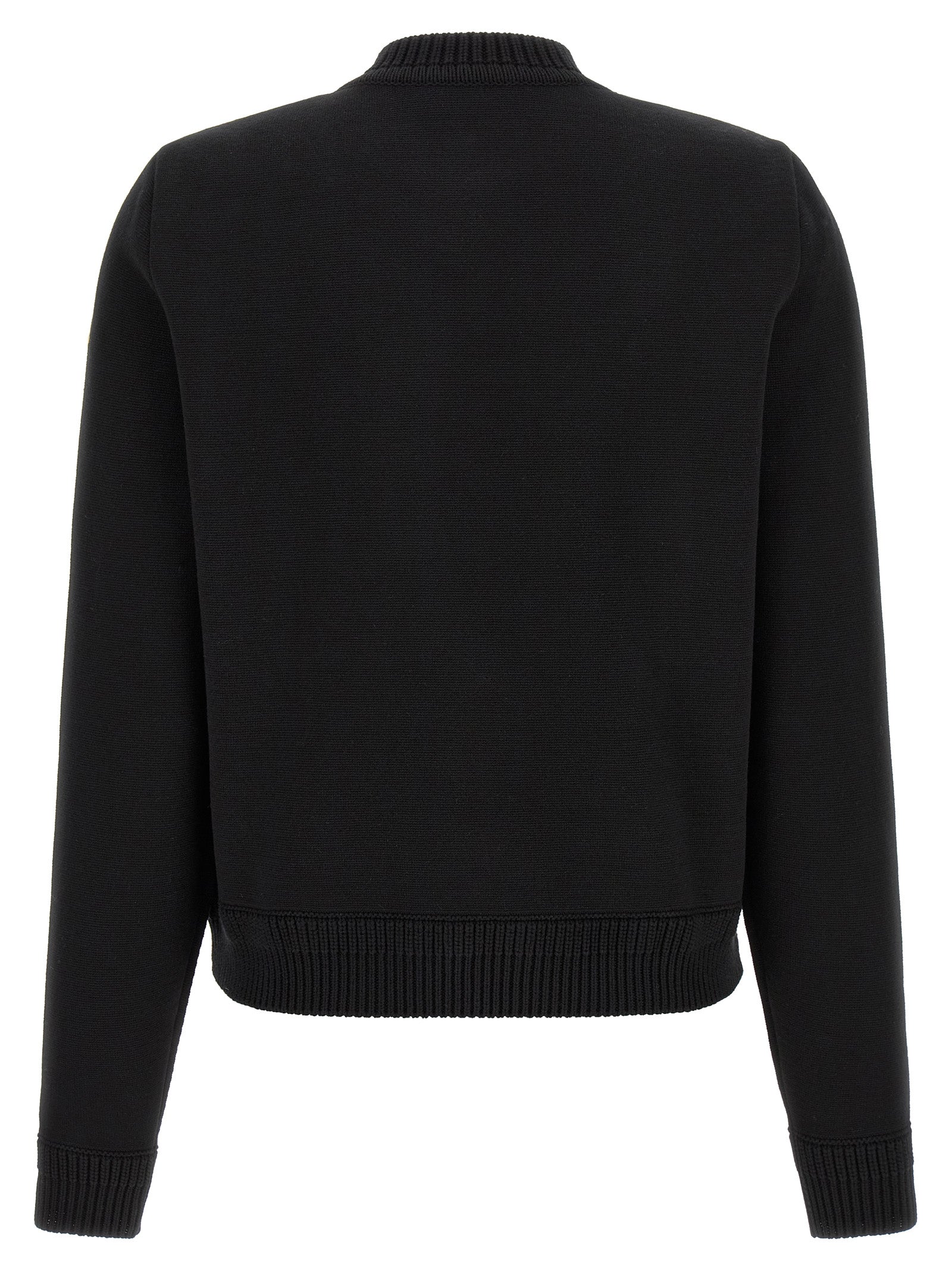 Moncler Black Polyamide Cardigan - Elevate Your Luxe Wardrobe