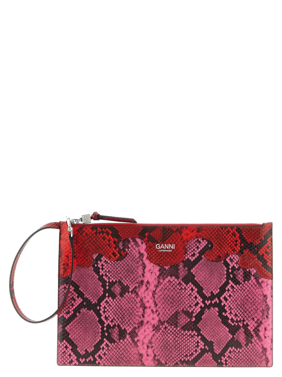 Ganni Fuchsia Clutch Bag - Sustainable Luxury Accessory