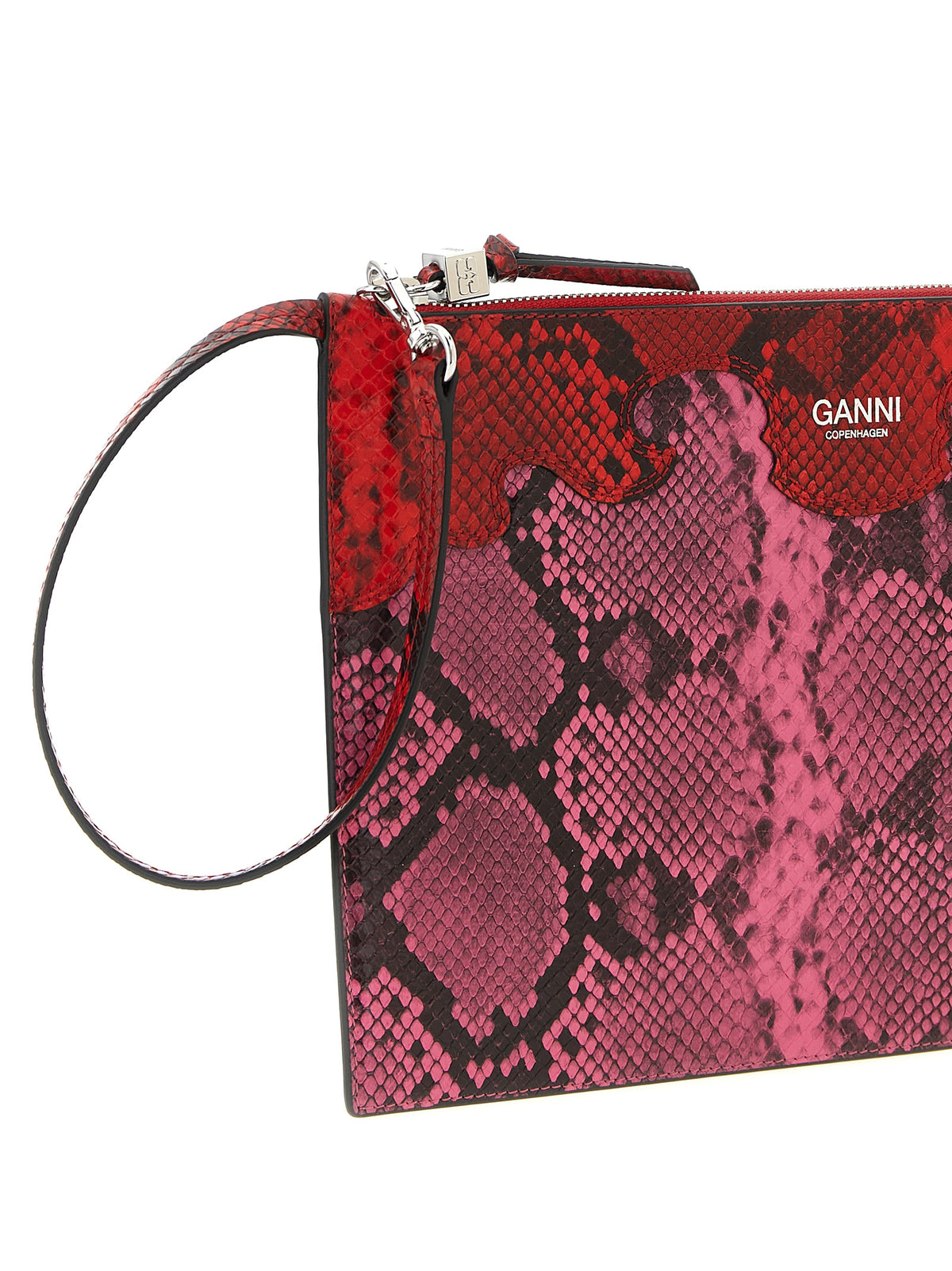 Ganni Fuchsia Clutch Bag - Sustainable Luxury Accessory