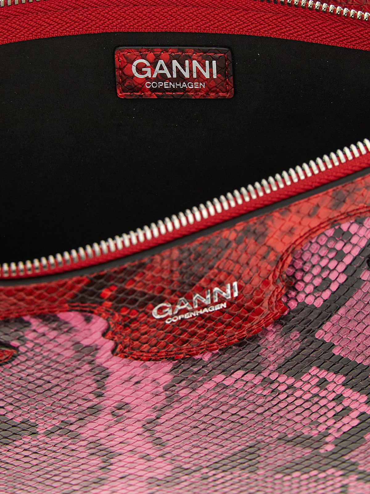 Ganni Fuchsia Clutch Bag - Sustainable Luxury Accessory