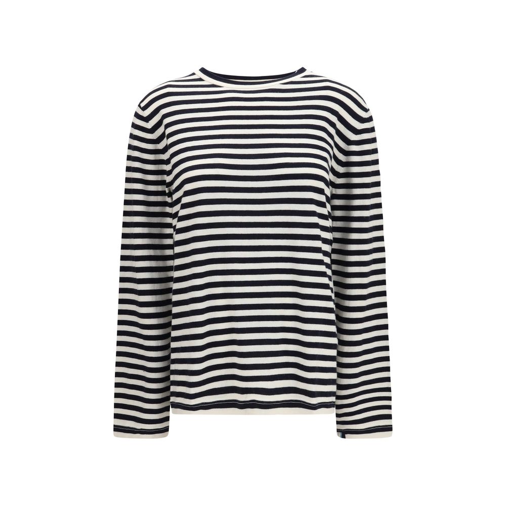 Indulge in the exquisite N°500 Jones cotton and cashmere sweatshirt by Extreme Cashmere, a minimalist masterpiece that redefines luxury for everyday elegance.
