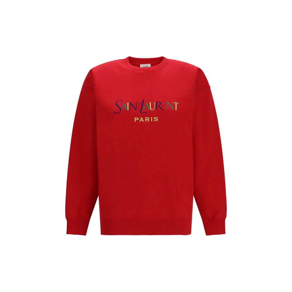 Elevate your wardrobe with the Saint Laurent Multicolor Cotton Sweatshirt, a blend of timeless design and luxurious comfort, perfect for the discerning individual.