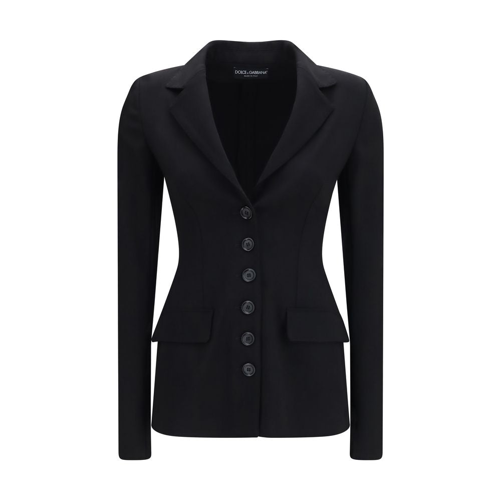 Indulge in the exquisite craftsmanship of the Dolce & Gabbana Black Wool Oves Aries Full-Length Jacket, a timeless piece that embodies luxury and sophistication for the discerning individual.