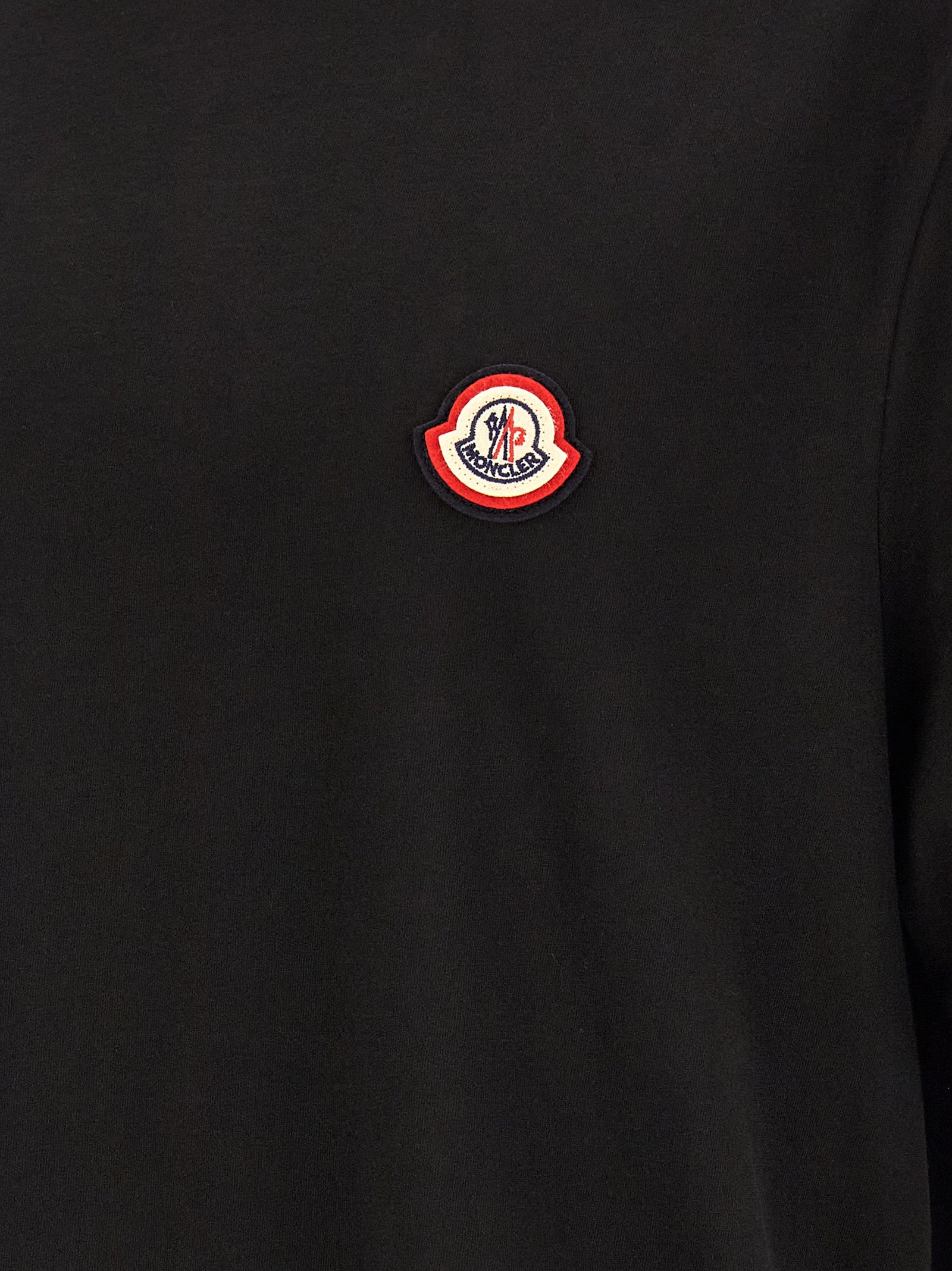Moncler Black Cotton T-Shirt - Timeless Luxury for All