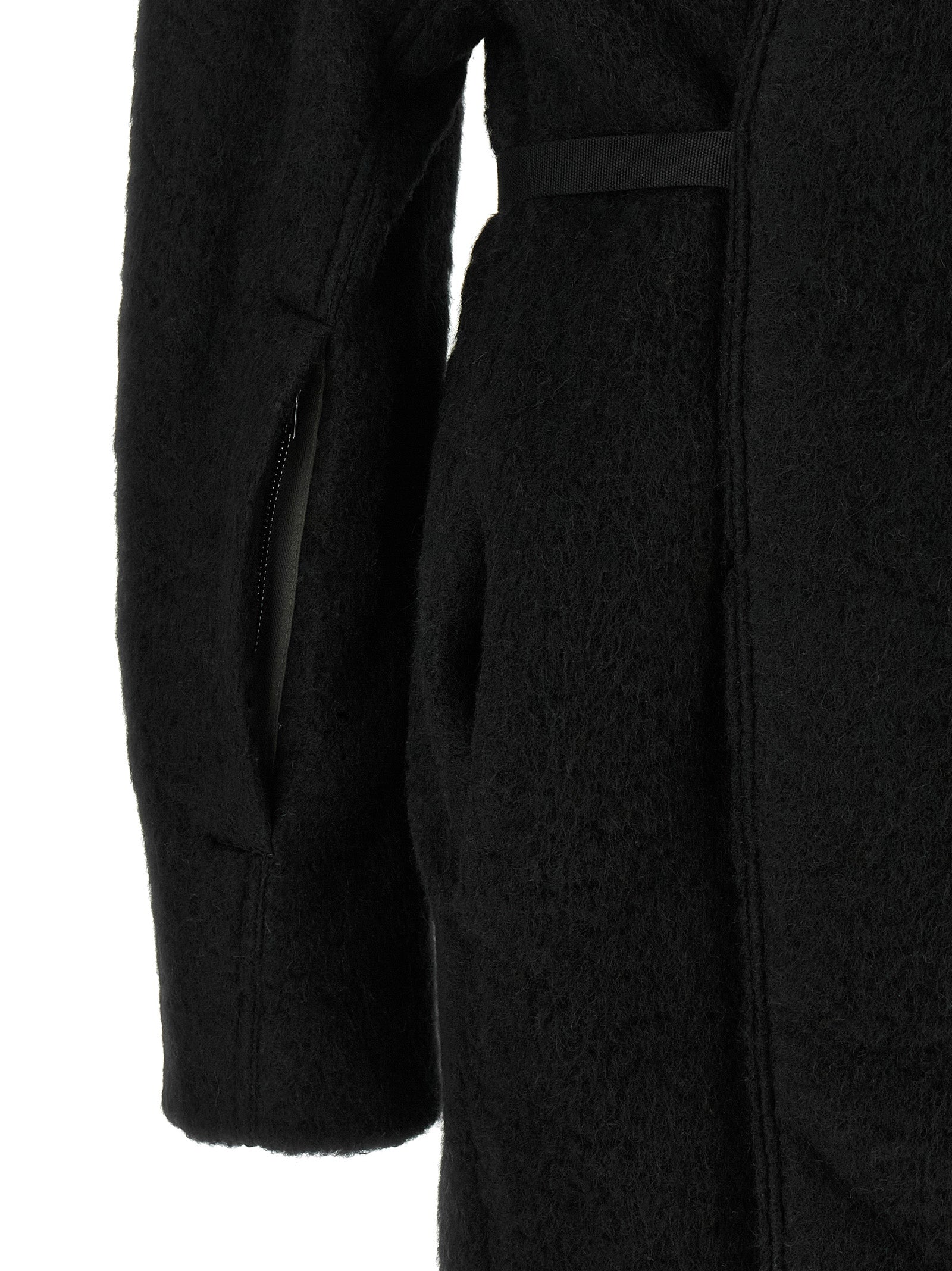 Rick Owens Black Marabou Coat