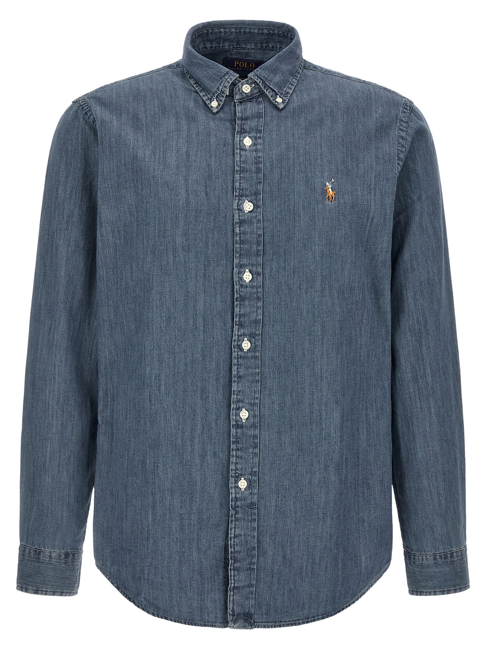 Elevate your wardrobe with the Polo Ralph Lauren Blue Cotton Blouse, a testament to timeless elegance and superior craftsmanship, perfect for refined daily wear.