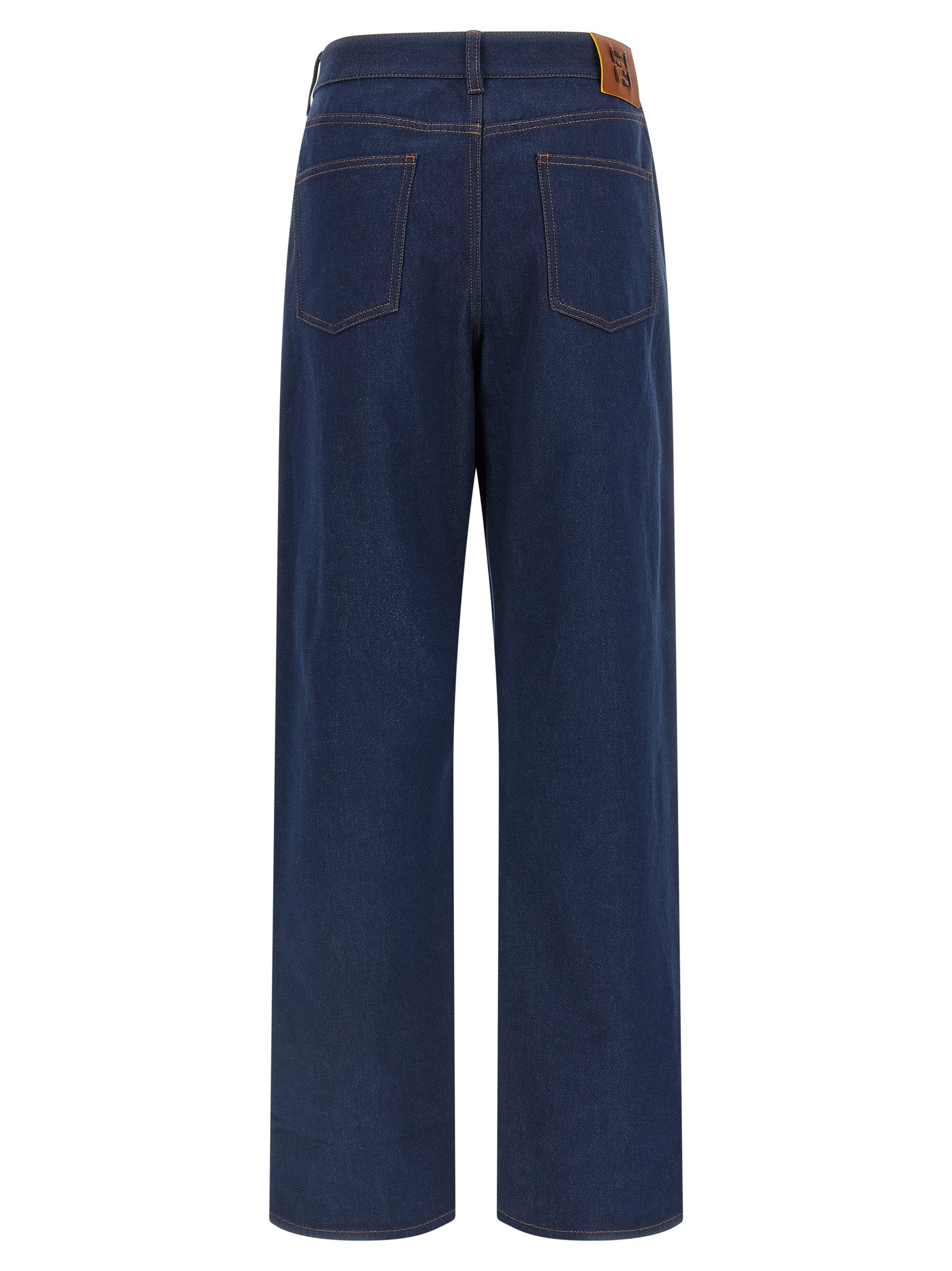 Fendi Blue Cotton Denim Jeans - Elevate Everyday Luxury