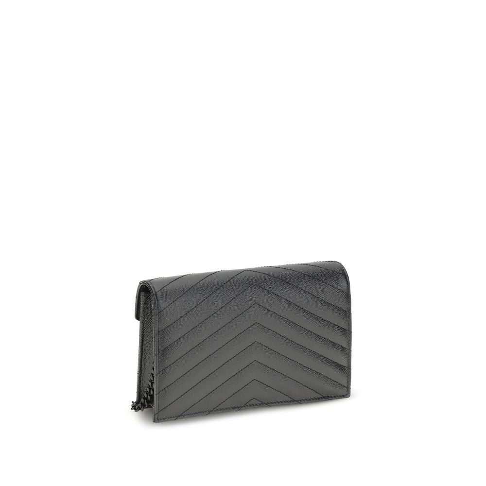 Discover the Saint Laurent Black Calf Leather Bos Taurus Wallet, a masterpiece of craftsmanship and elegance, perfect for those who appreciate luxury and sophistication.