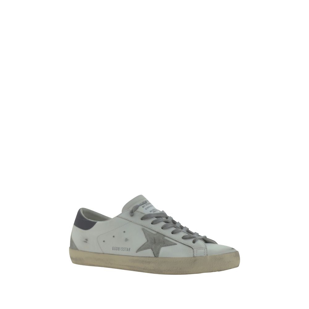 Indulge in the exquisite craftsmanship of Golden Goose White Goatskin Low Top Sneakers, where luxurious goatskin meets iconic design for a statement of refined elegance.