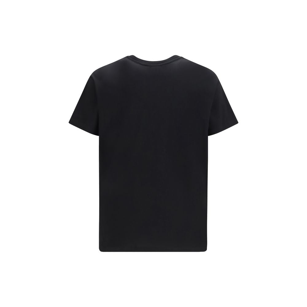 Discover the Vivienne Westwood Classic Orb T-shirt, a luxurious black cotton essential, embodying timeless elegance and exquisite craftsmanship for the discerning individual.