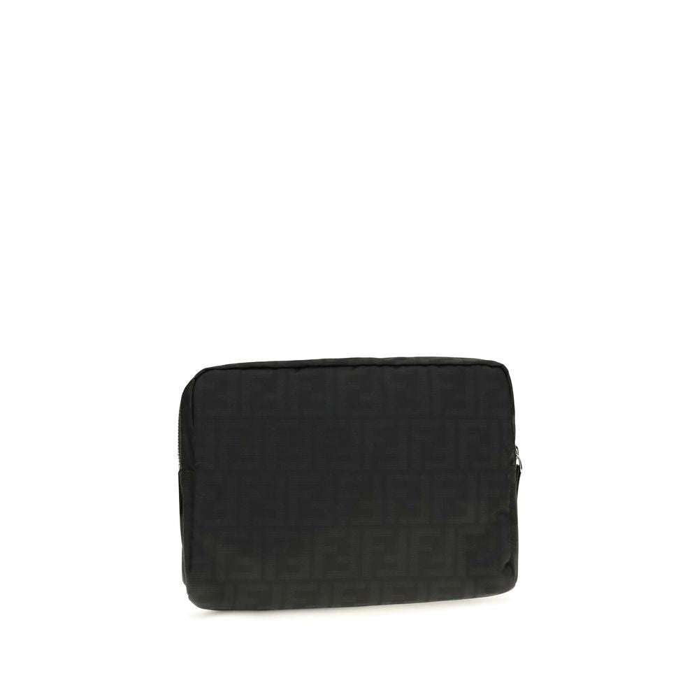Indulge in the exquisite Fendi Superlight FF Zucca Beauty Case, a blend of iconic design and functional elegance, crafted from luxurious technical fabric for the discerning individual.