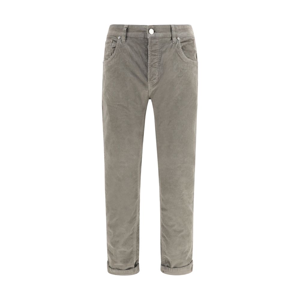 Elevate your wardrobe with PT Torino's Gray Cotton Casual Pants, a refined blend of classic style and modern sophistication, crafted for the discerning individual.