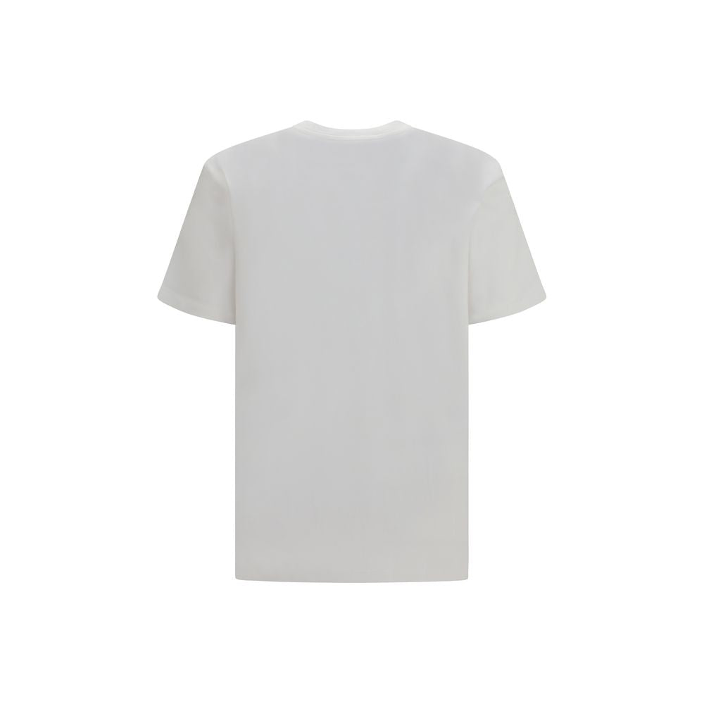 Elevate your wardrobe with the Dsquared² White Cotton T-Shirt, crafted from soft cotton jersey, featuring the iconic D2 Upside Down metal logo for timeless sophistication.
