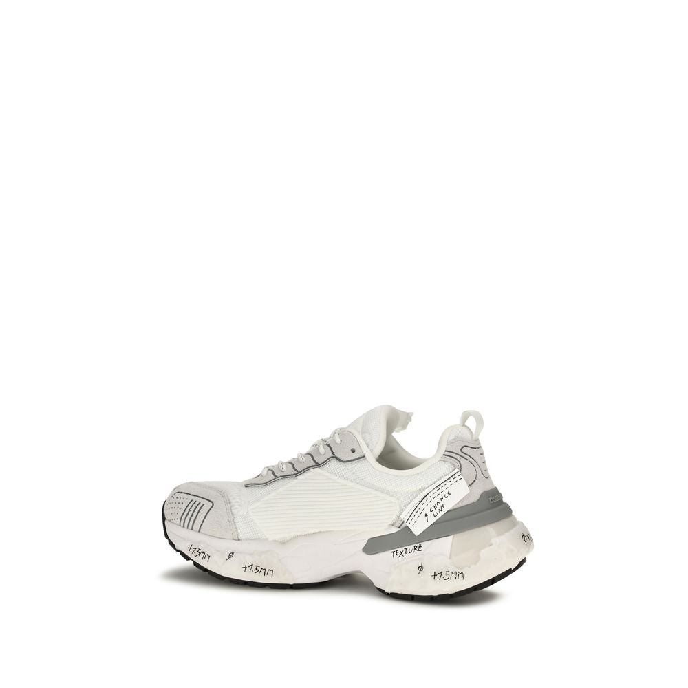 Discover the Dsquared² White Polyester Athletic Sneakers, where urban sophistication meets avant-garde design, crafted for those who embrace luxury and individuality.