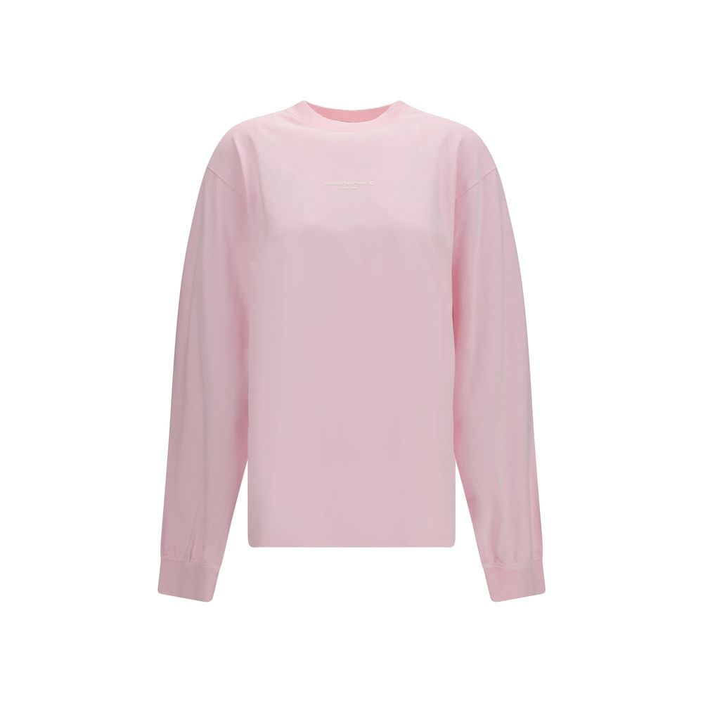Indulge in the contemporary elegance of the Alexander Wang Multicolor Cotton Sportswear long-sleeve T-shirt, crafted from 100% cotton for unmatched comfort and style.