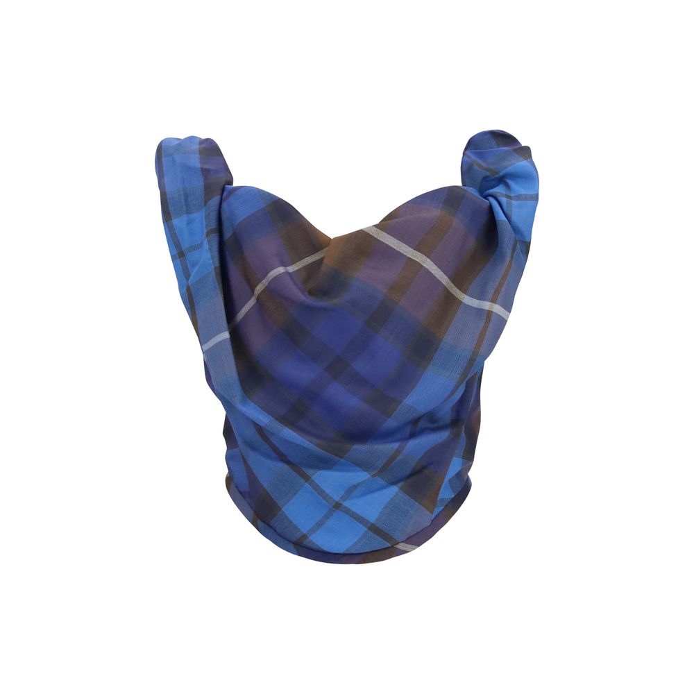 Discover the Vivienne Westwood Blue Polyester Corset, a structured masterpiece that enhances your silhouette with its exquisite design and luxurious craftsmanship.
