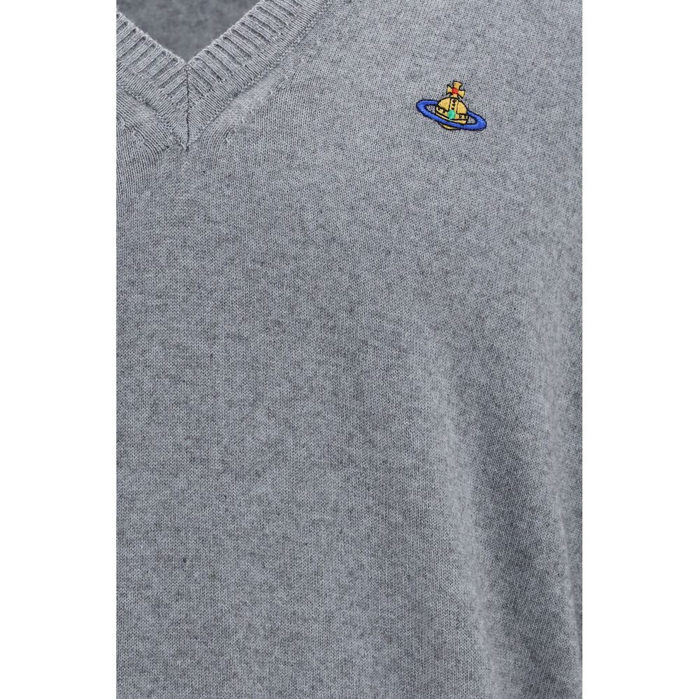 Indulge in the exquisite Mark Sweater by Vivienne Westwood, a luxurious cotton-cashmere blend that embodies sophistication and effortless elegance for the discerning individual.