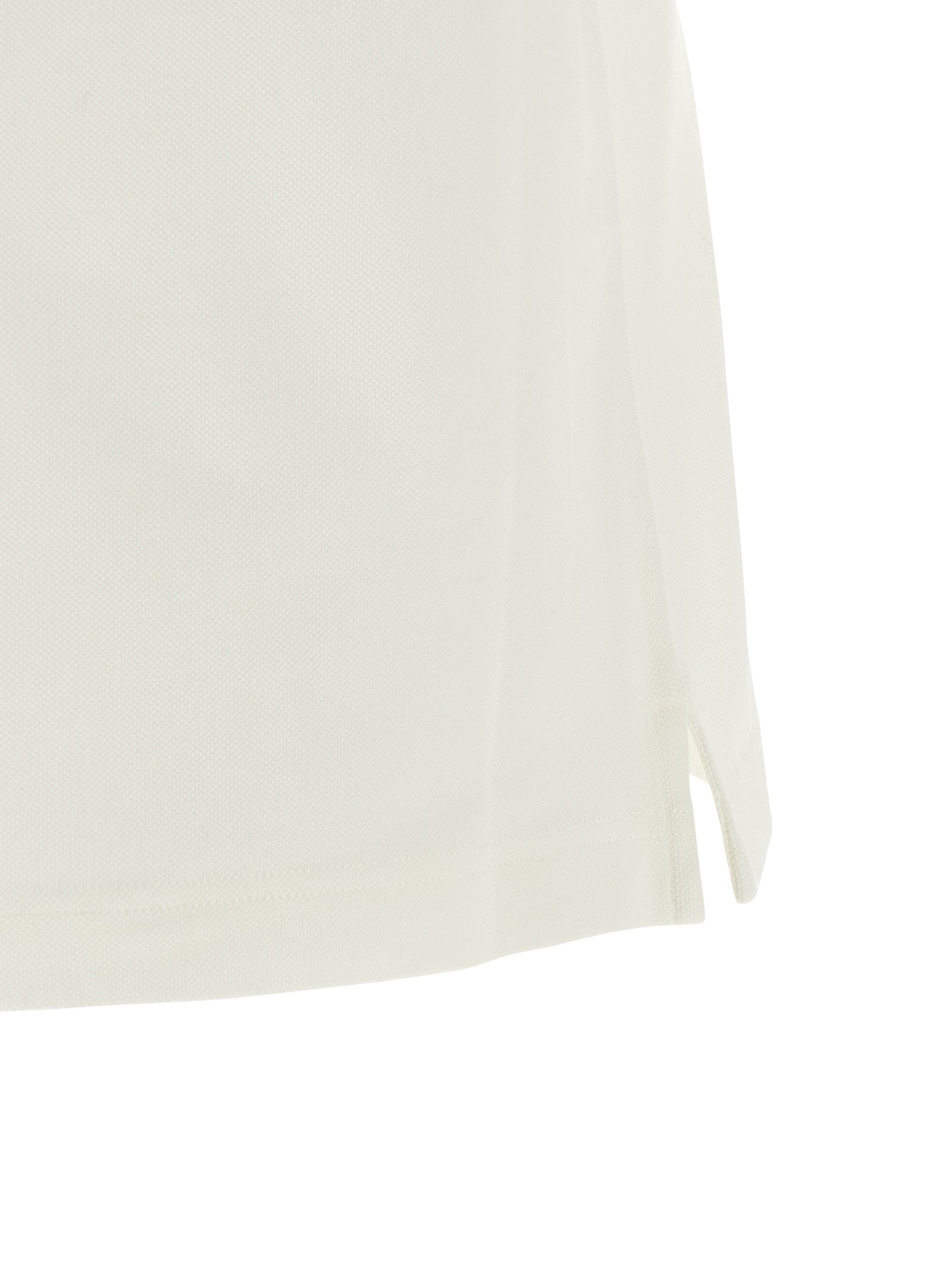 Burberry White Cotton Polo Shirt - Timeless Elegance Redefined