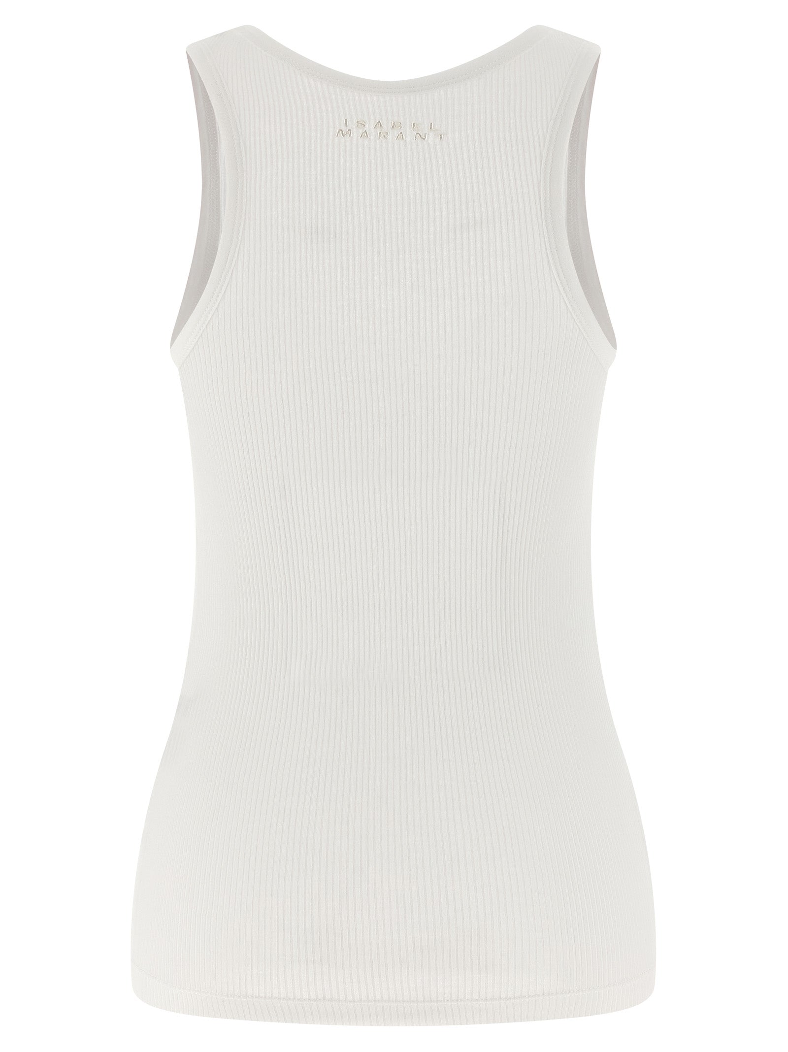 Isabel Marant White Cotton Tank Tops
