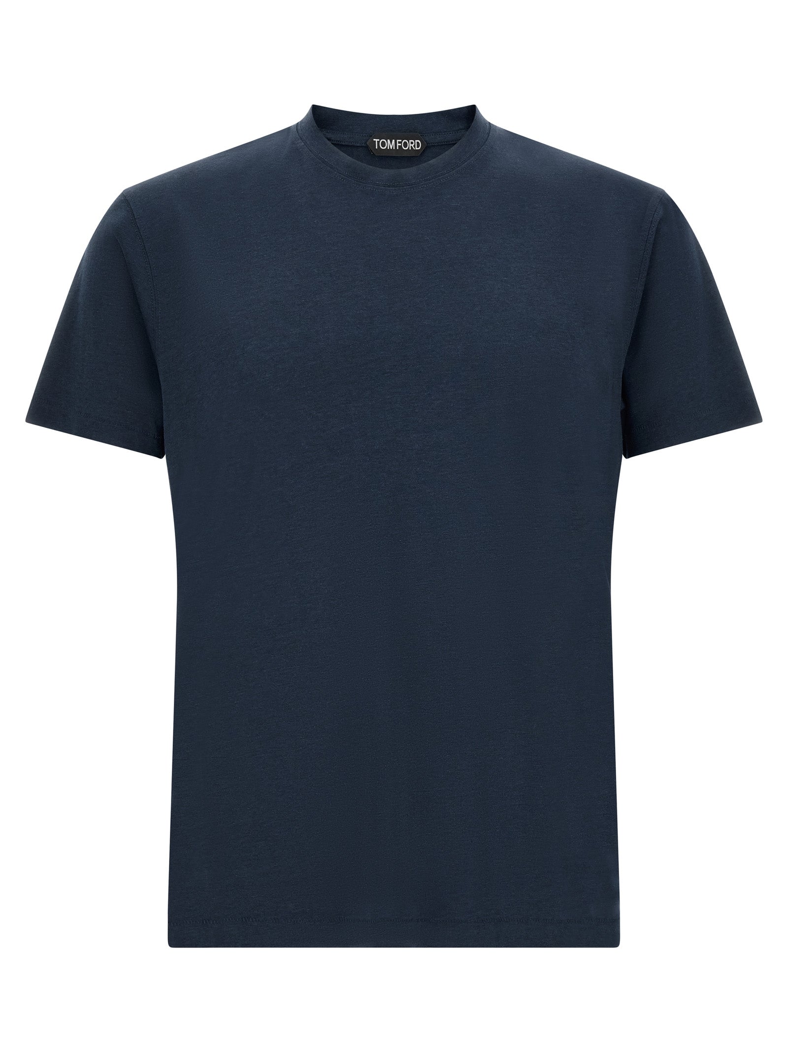 Tom Ford Blue Lyocell T-Shirt - Everyday Luxury Redefined
