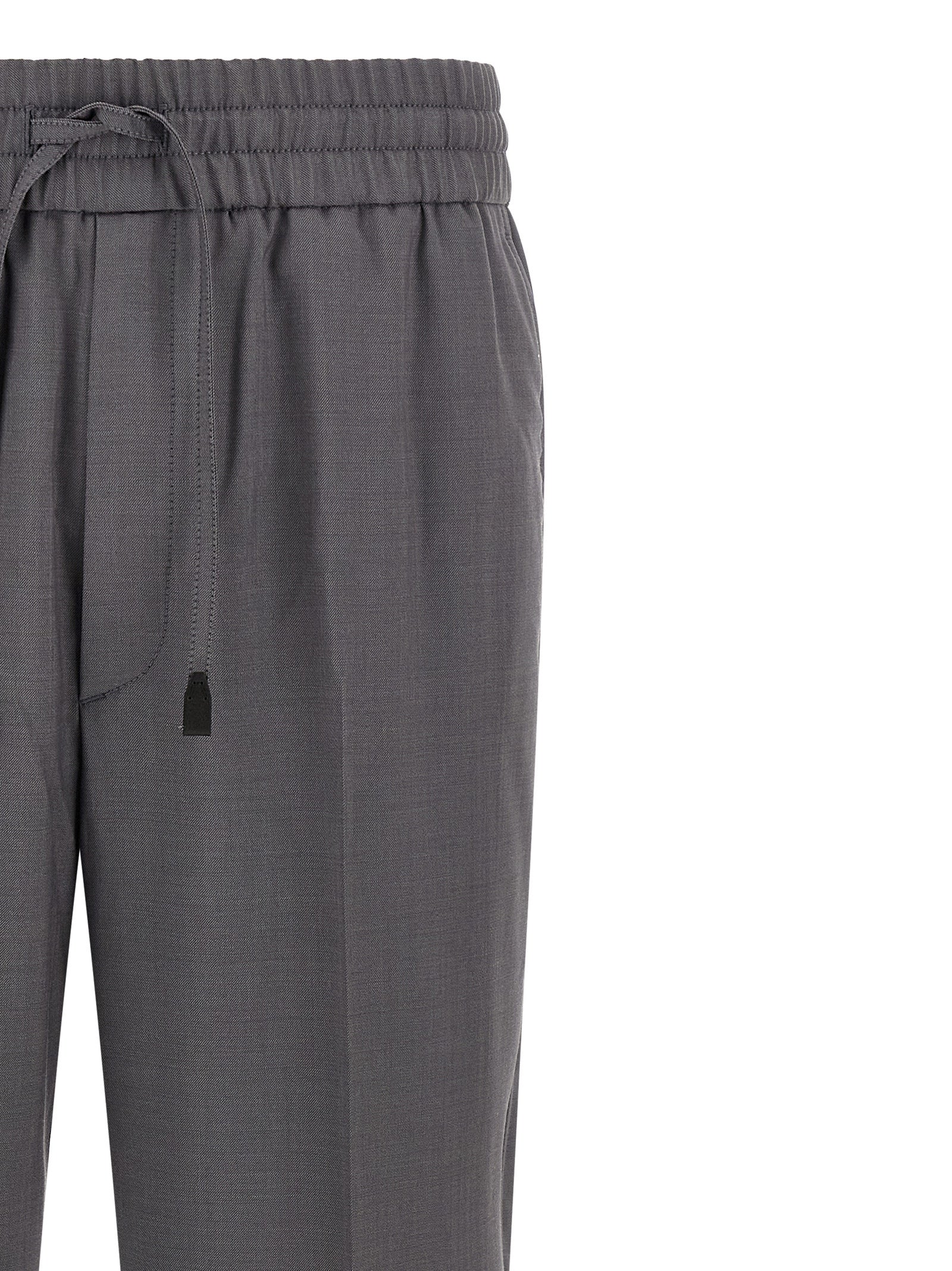 Brioni Gray Wool Casual Pants - Elevate Your Elegance