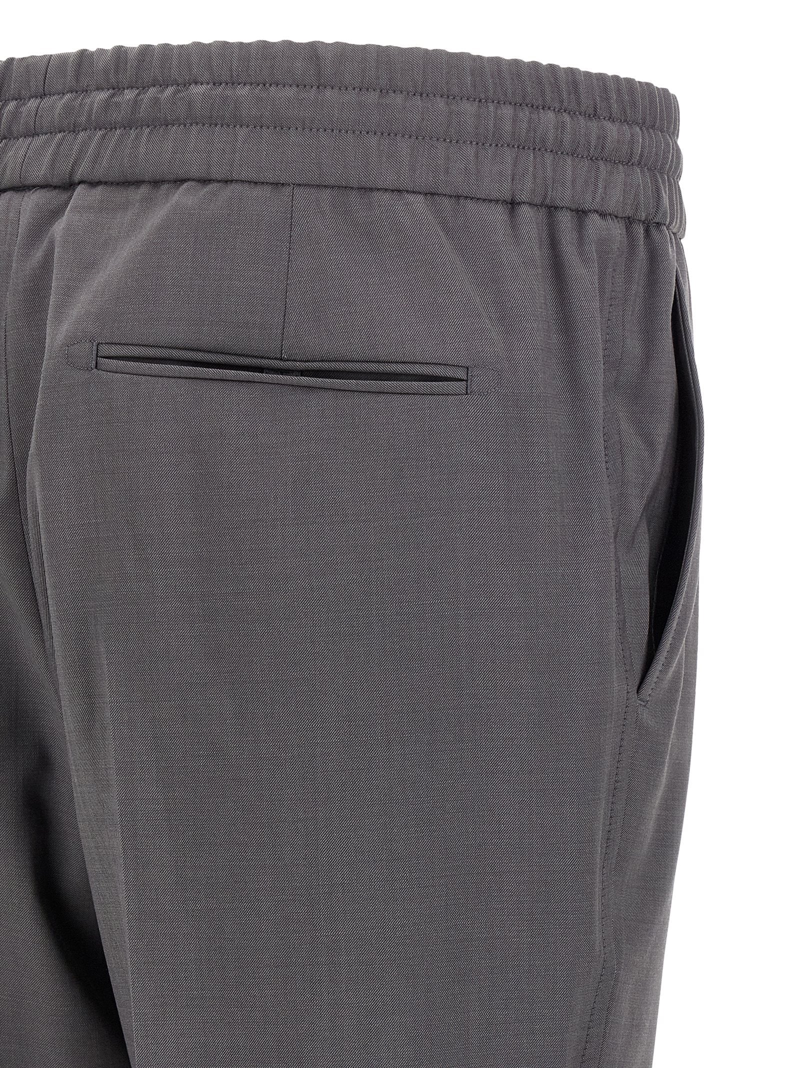 Brioni Gray Wool Casual Pants - Modern Sophistication Redefined
