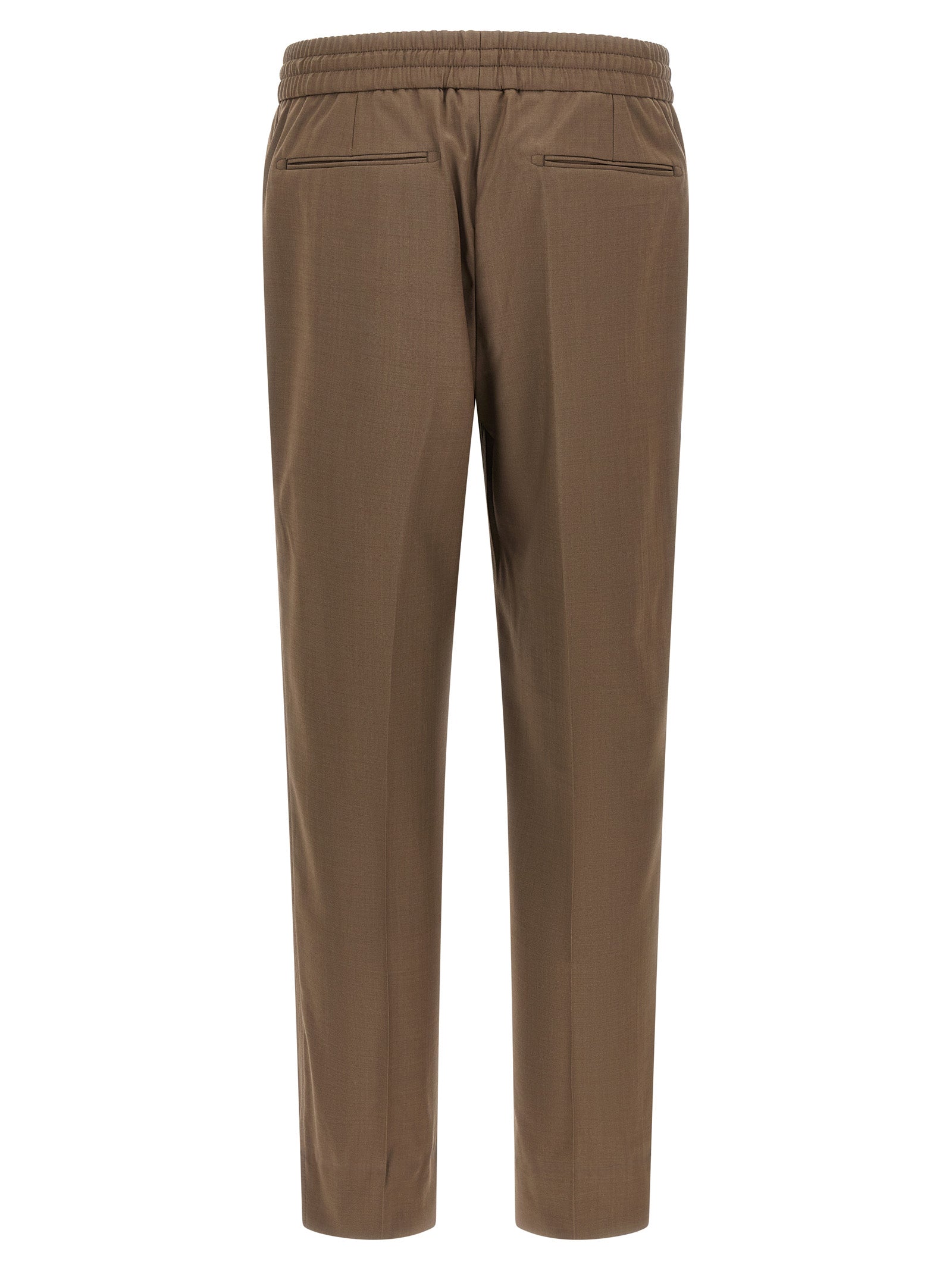 Brioni Brown Wool Casual Pants