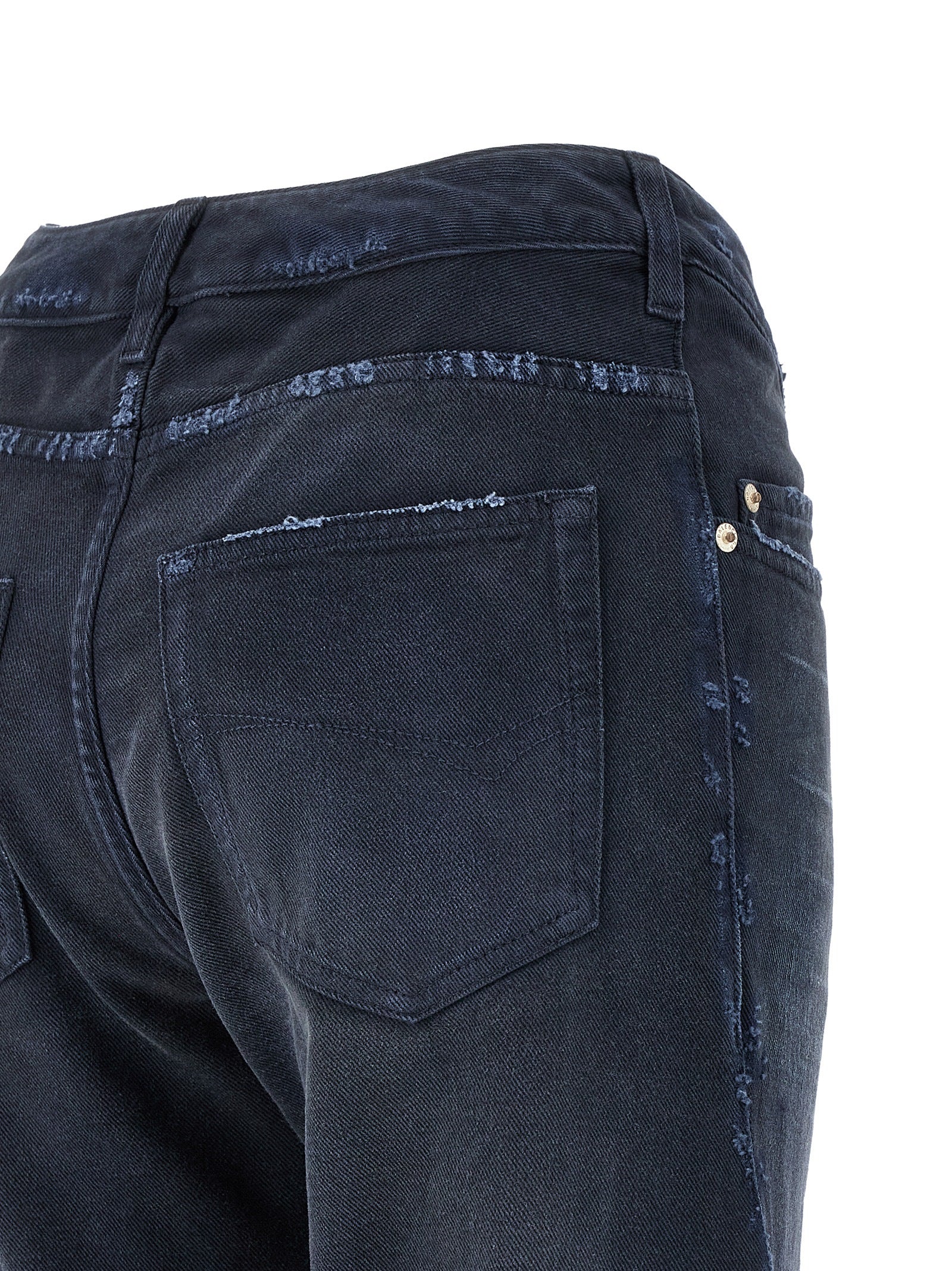 Balenciaga Blue Cotton Flared Jeans - Iconic Luxury Denim
