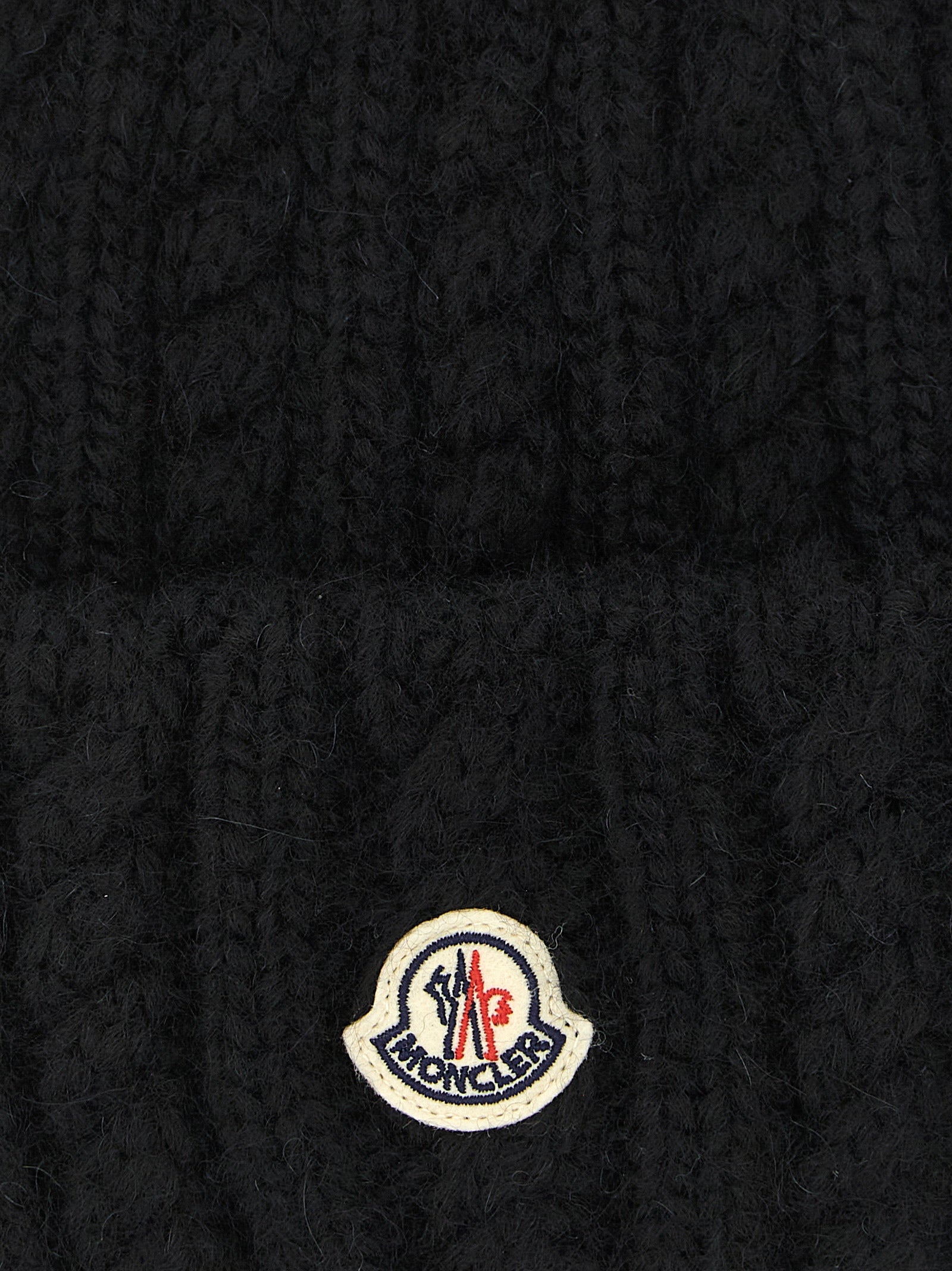 Moncler Black Alpaca Leather Beanie - Timeless Luxury Accessory