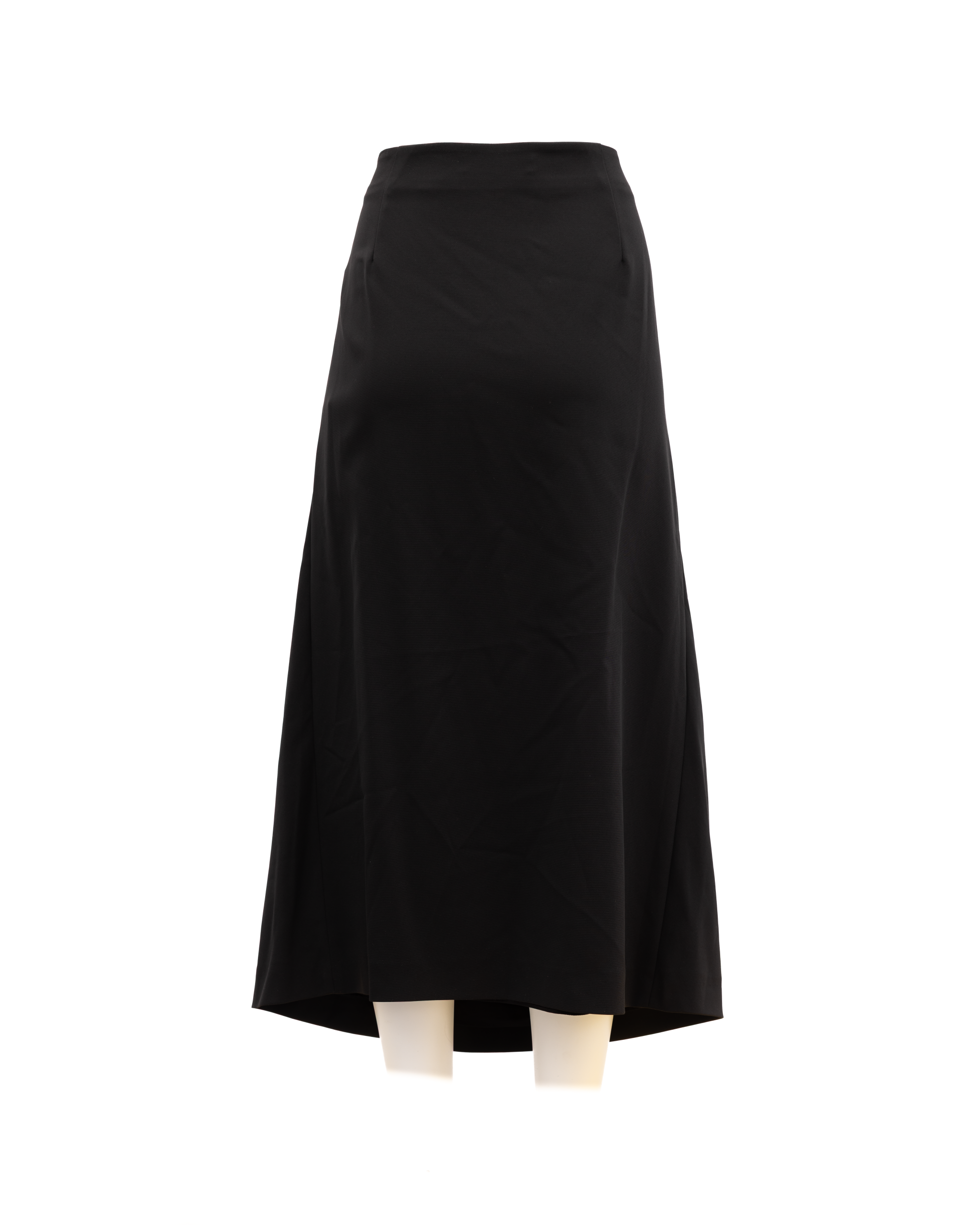 Indulge in the exquisite allure of the Valentino Garavani Women Skirt, a timeless black midi piece that embodies luxury and sophistication, perfect for the discerning fashion connoisseur.