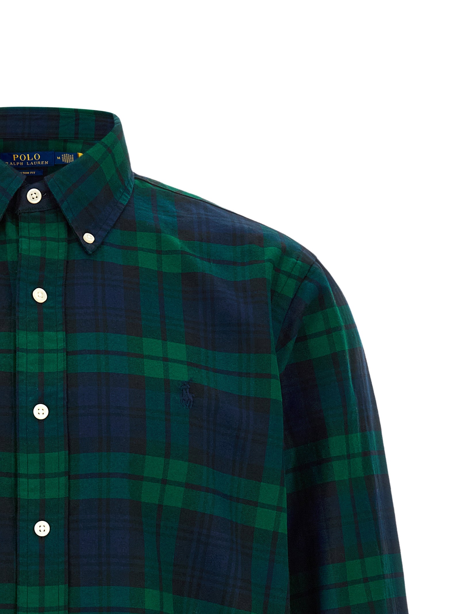 Experience the allure of timeless elegance with the Polo Ralph Lauren Multicolor Cotton Blouse, crafted from pure cotton and adorned with a sophisticated tartan pattern, perfect for those who embody refined style.