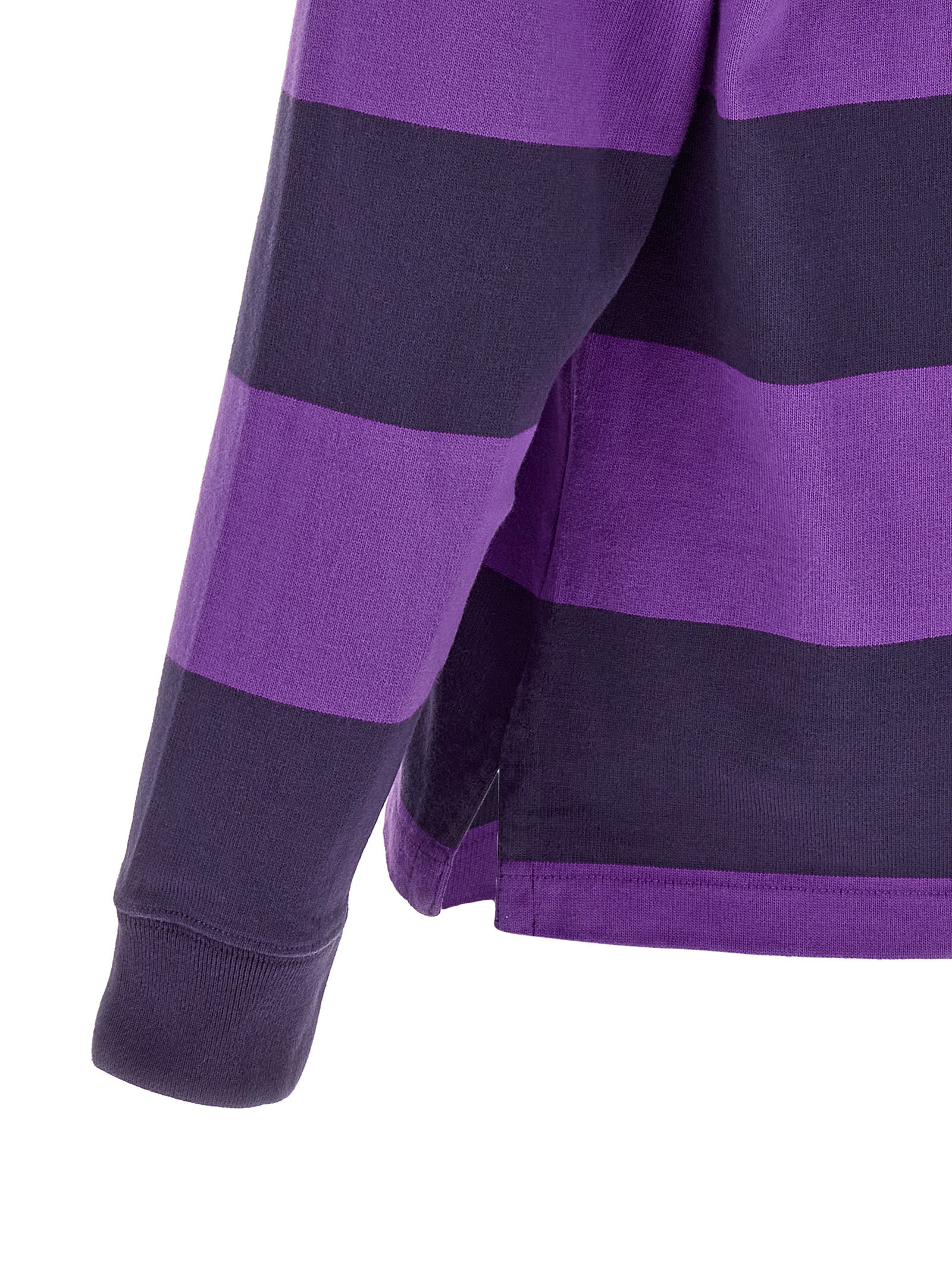 Elevate your wardrobe with the Polo Ralph Lauren Purple Cotton Polo Shirt, a masterclass in luxury and style, crafted from 100% cotton for timeless elegance.